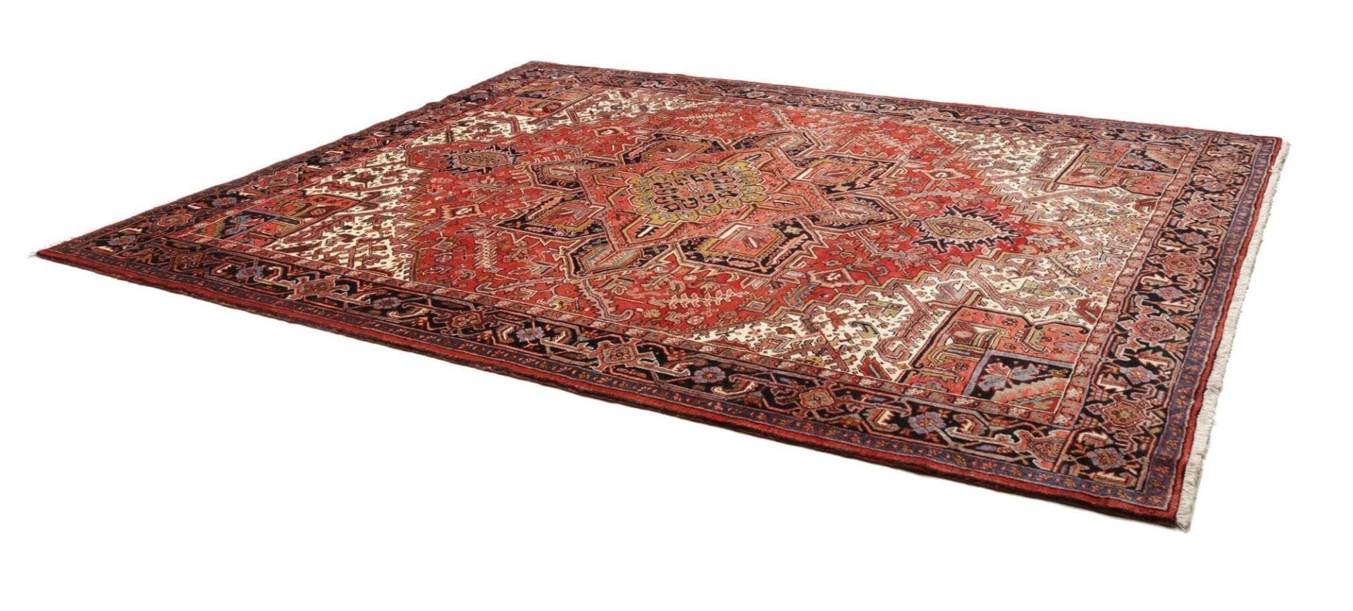 Handgeknüpfter Heriz Perserteppich, 280 × 340 cm, Wolle