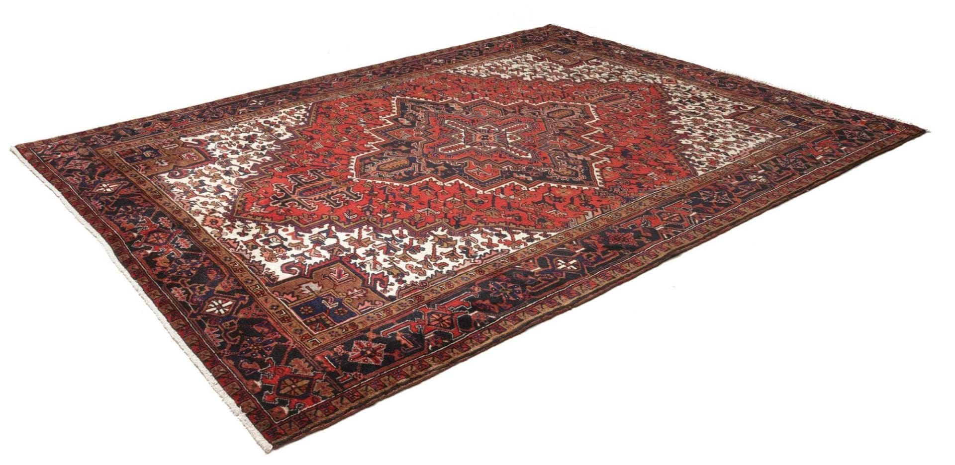 Heriz Perserteppich 248 × 325 cm aus Wolle, handgeknüpft