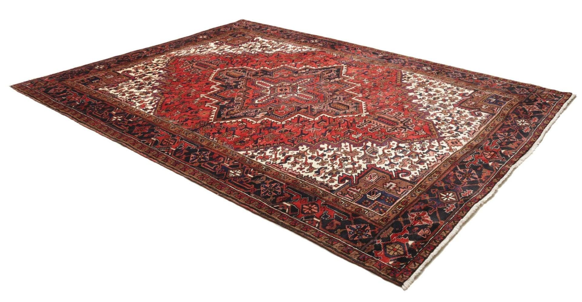 Heriz Perserteppich 248 × 325 cm aus Wolle, handgeknüpft