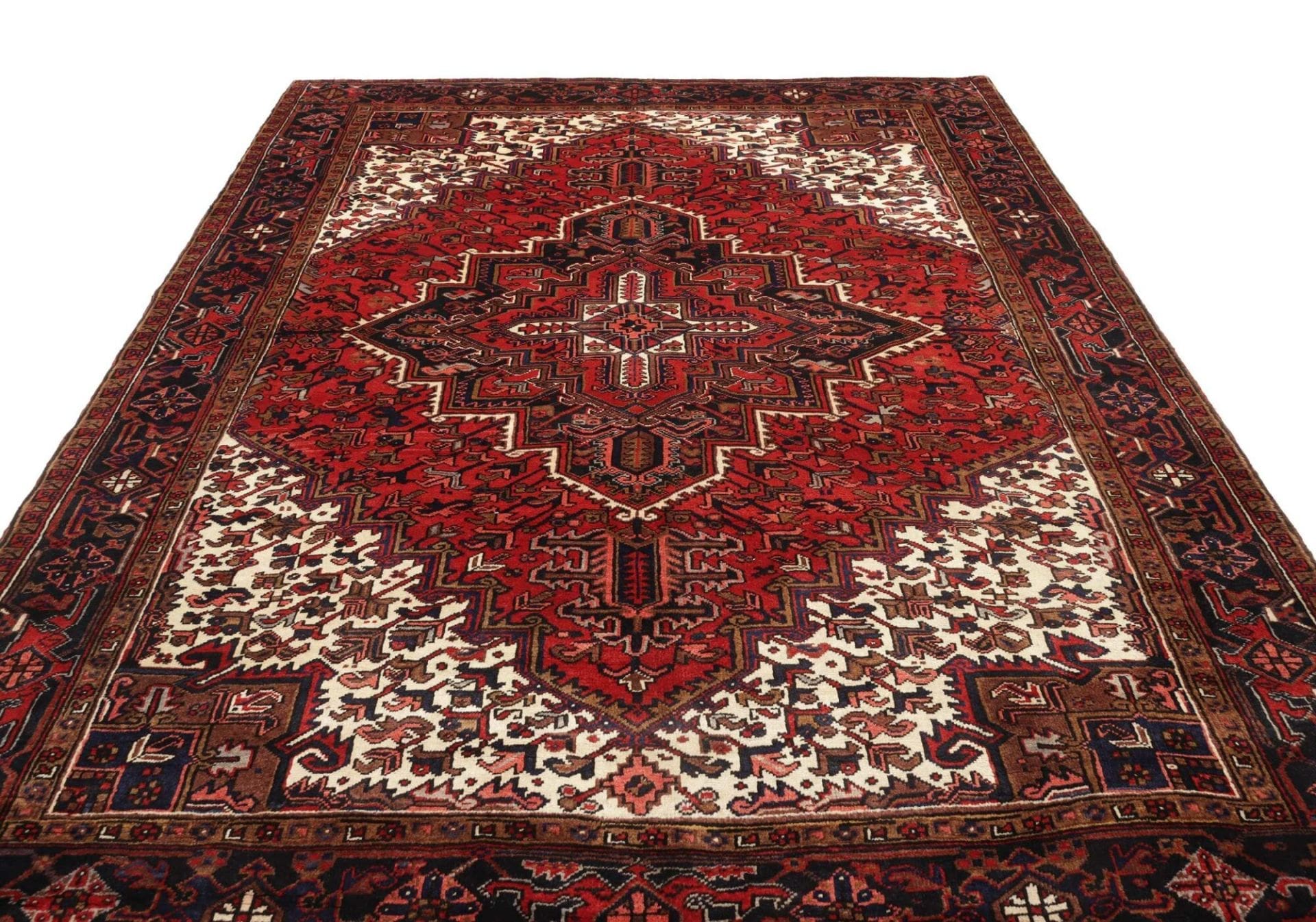 Heriz Perserteppich 248 × 325 cm aus Wolle, handgeknüpft