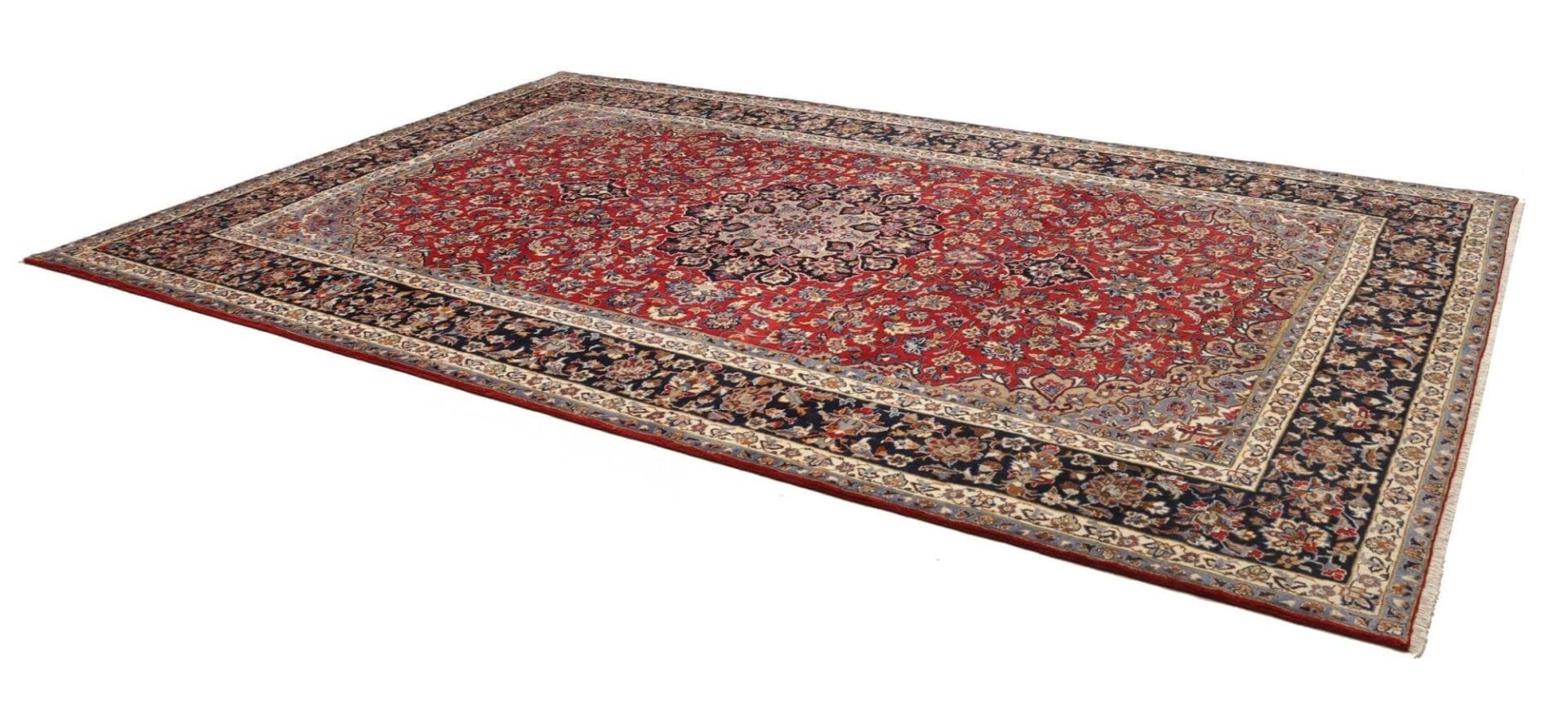Perserteppich 258 × 390 cm aus Wolle, handgeknüpft