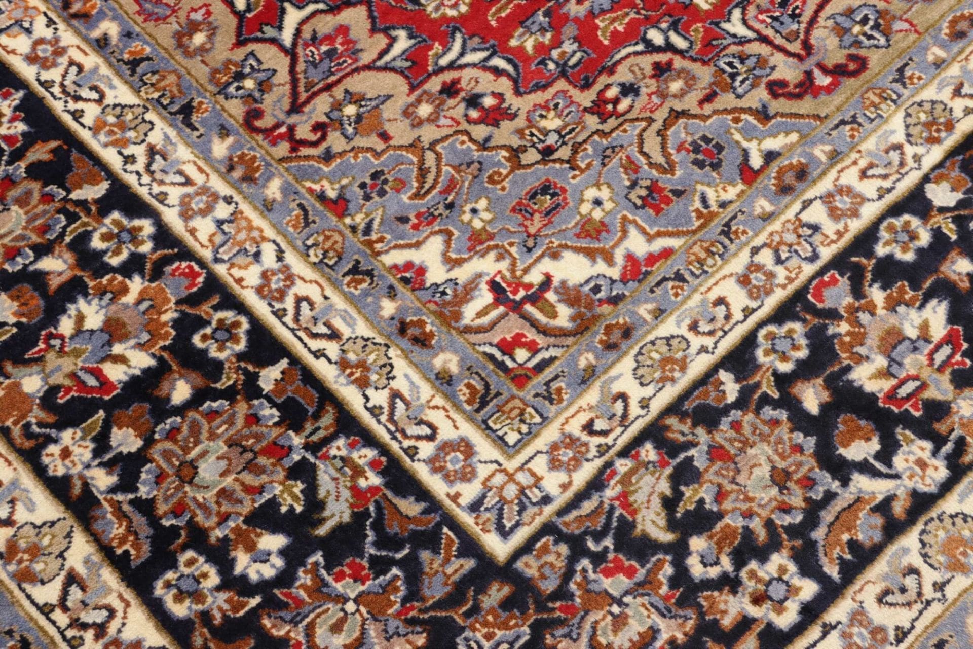 Perserteppich 258 × 390 cm aus Wolle, handgeknüpft