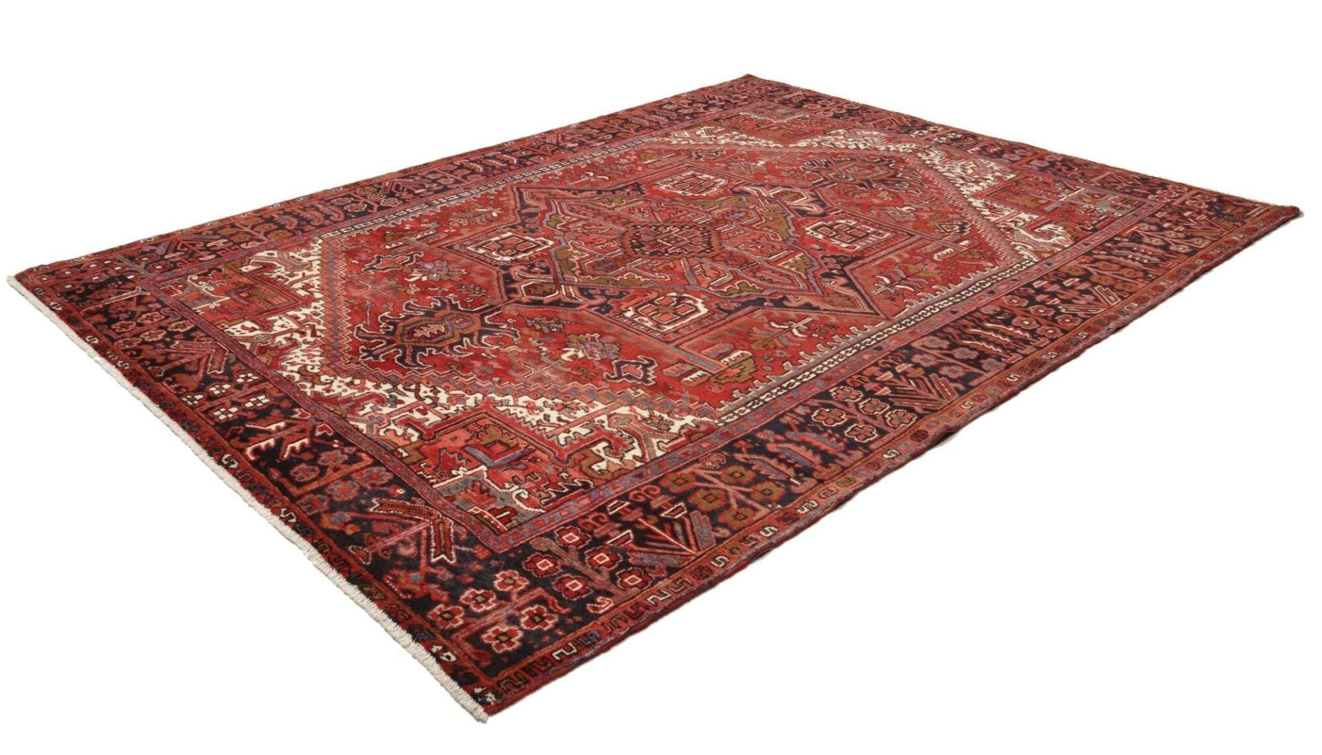 Handgeknüpfter Heriz Perserteppich, 253 × 324 cm, Wolle