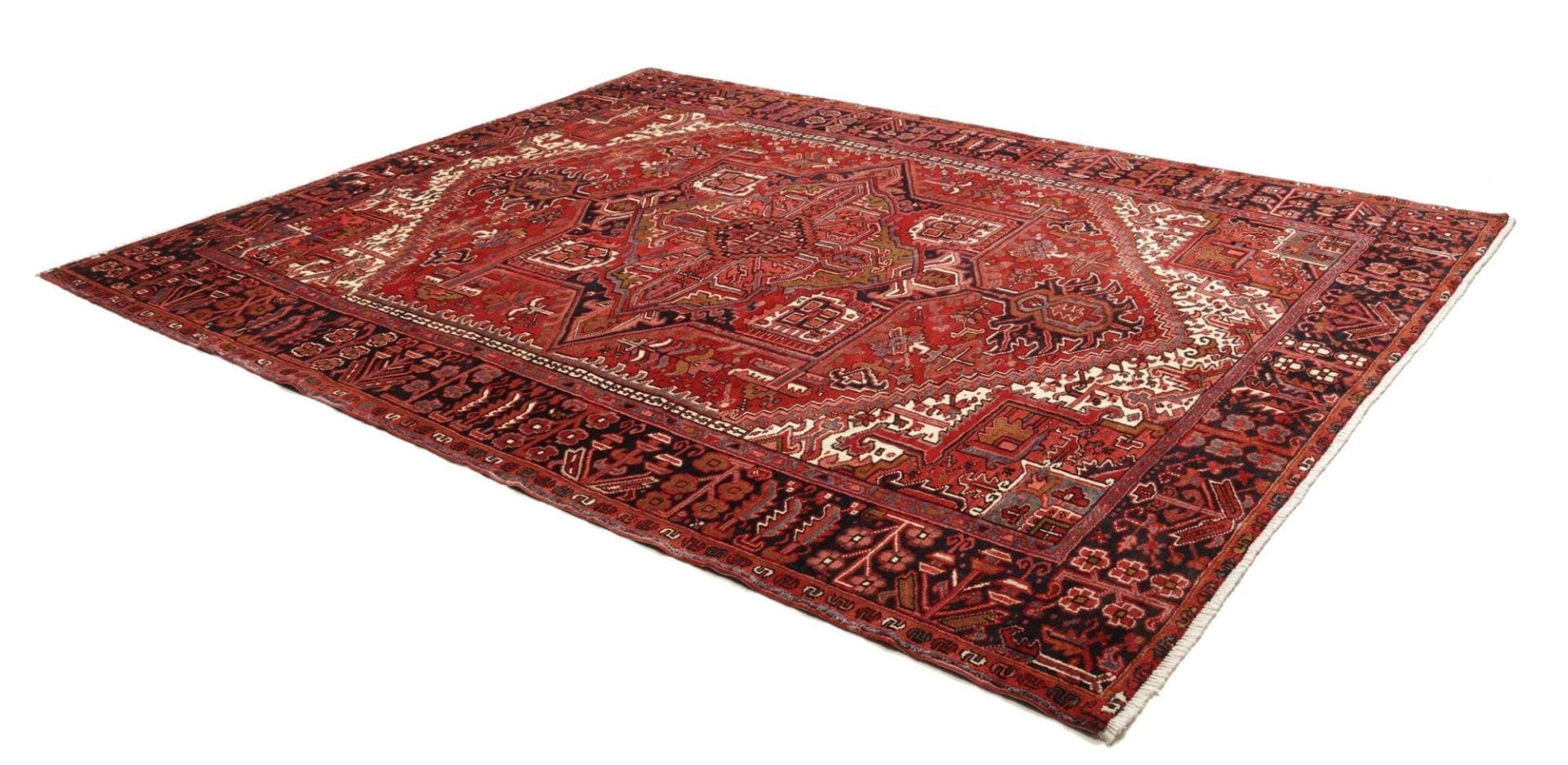 Handgeknüpfter Heriz Perserteppich, 253 × 324 cm, Wolle