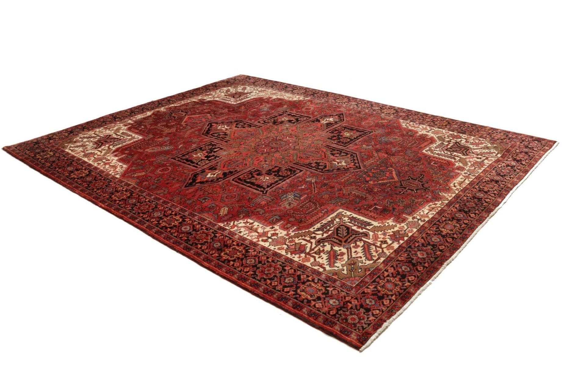 Heriz Perserteppich 259 × 324 cm aus Wolle, handgeknüpft