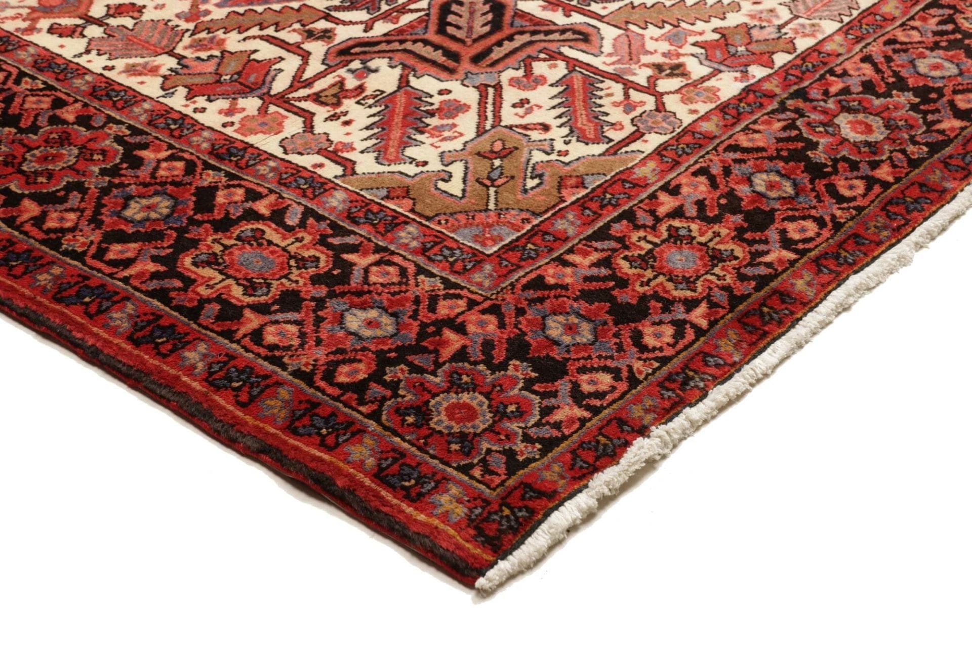 Heriz Perserteppich 259 × 324 cm aus Wolle, handgeknüpft