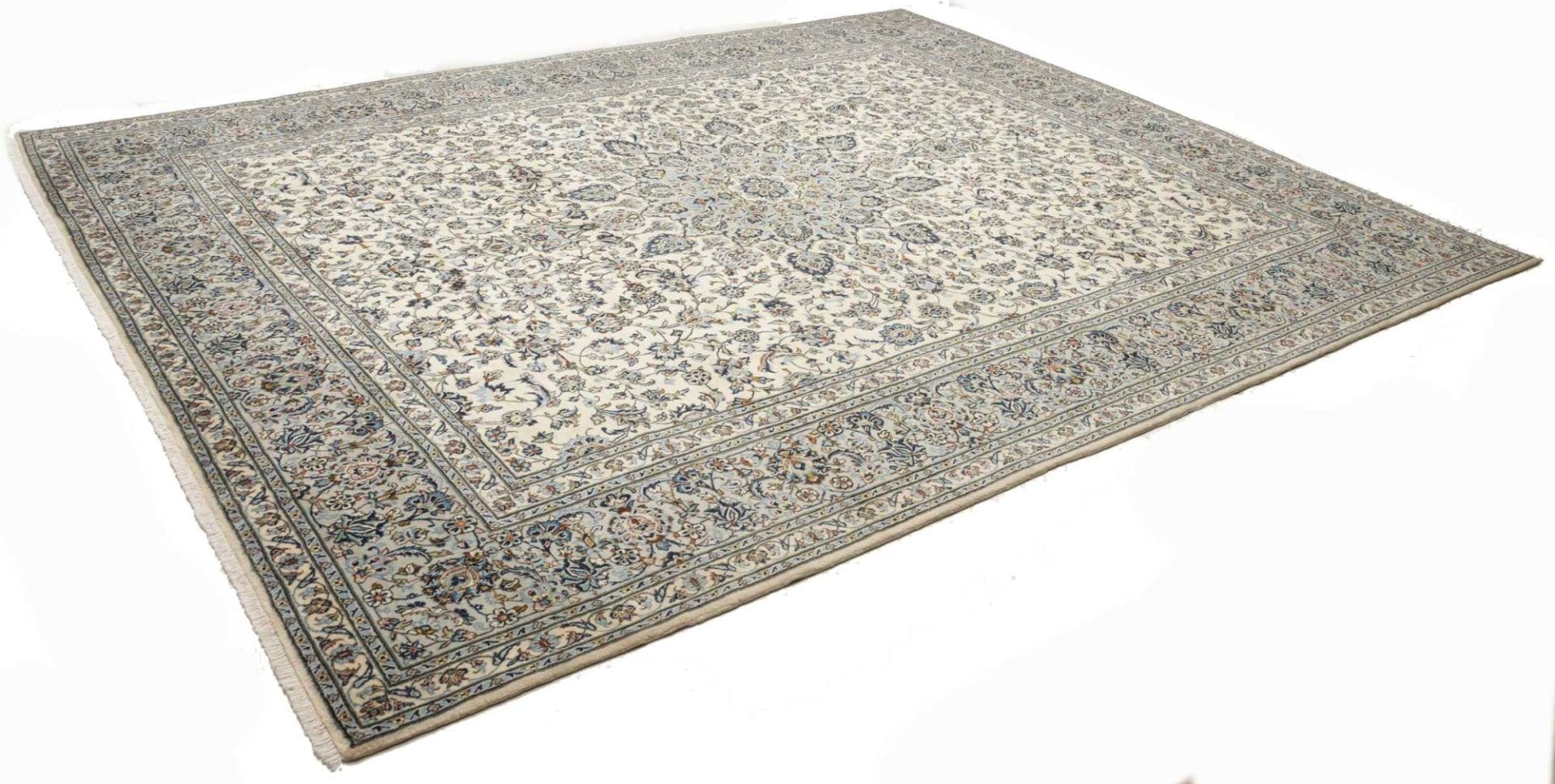 Handgeknüpfter Kashan Perserteppich 295 × 360 cm