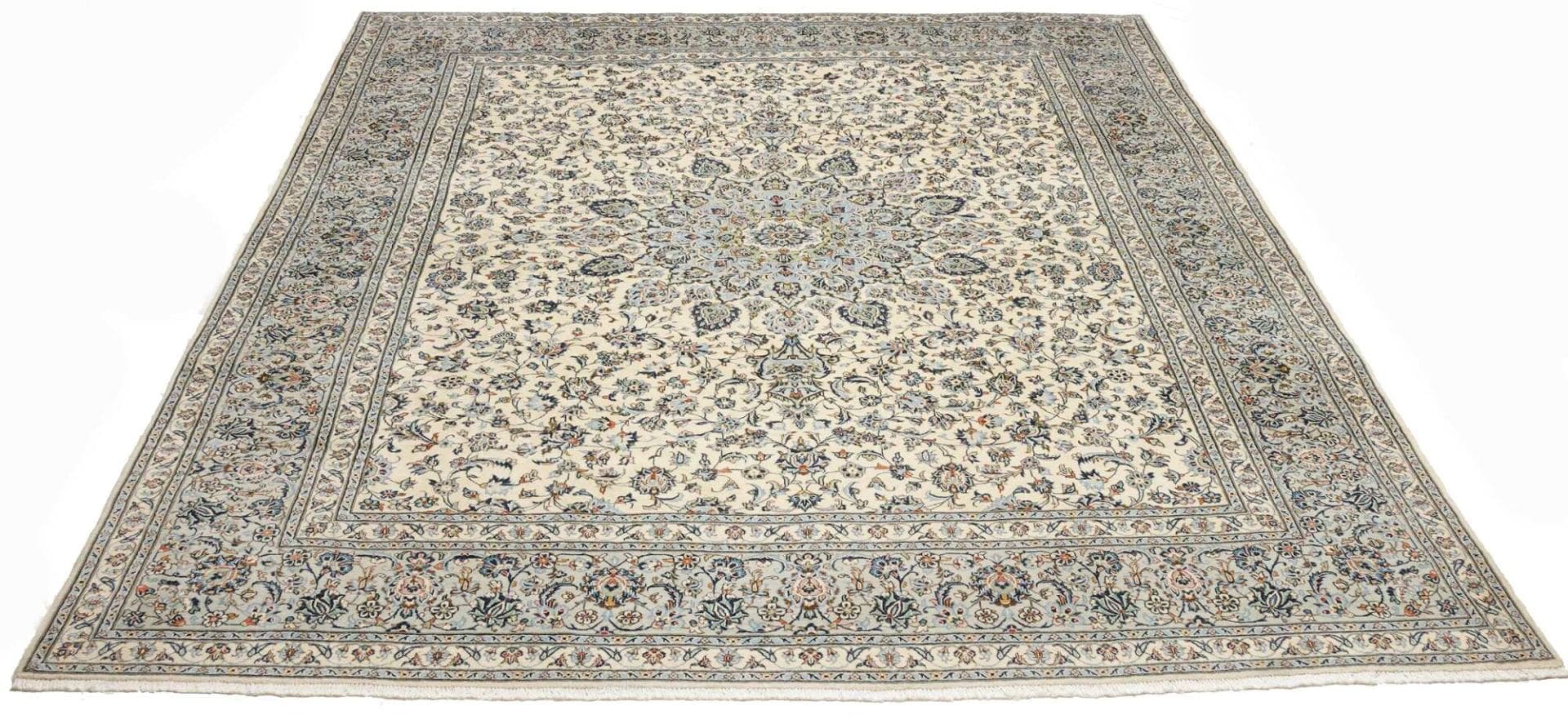 Handgeknüpfter Kashan Perserteppich 295 × 360 cm