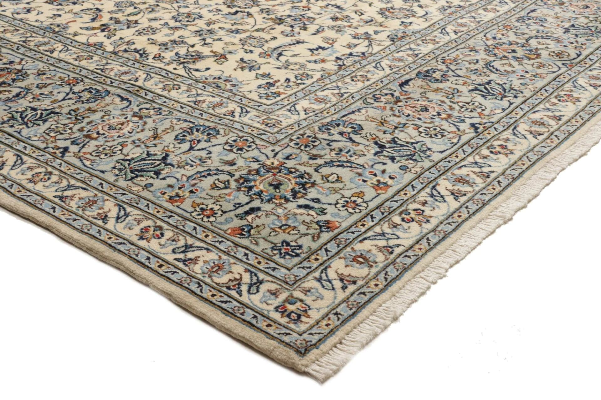 Handgeknüpfter Kashan Perserteppich 295 × 360 cm