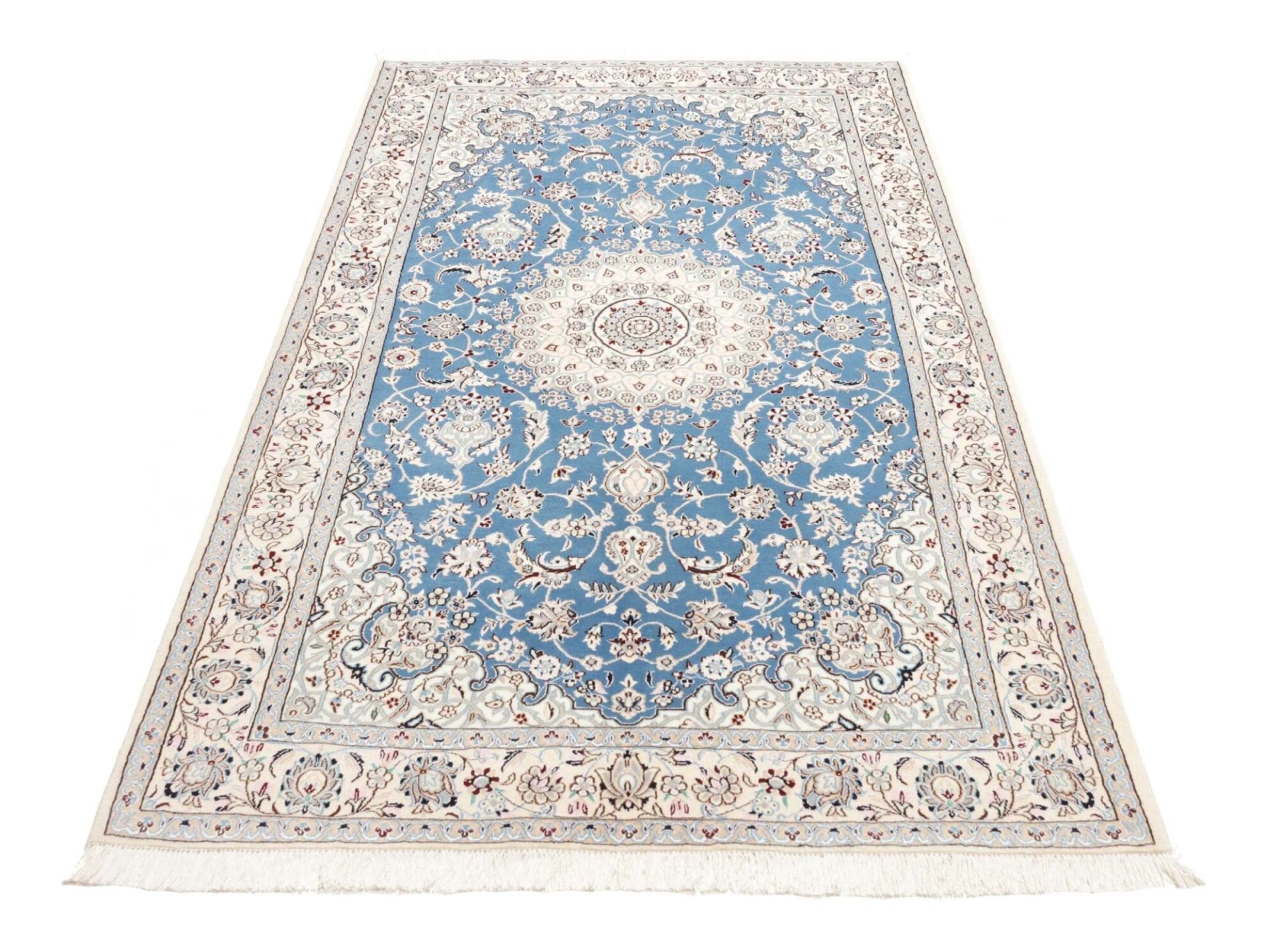 Nain Perserteppich aus Iran, 138 × 227 cm