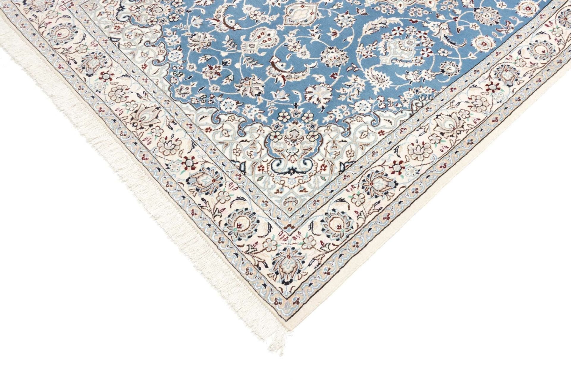 Nain Perserteppich aus Iran, 138 × 227 cm