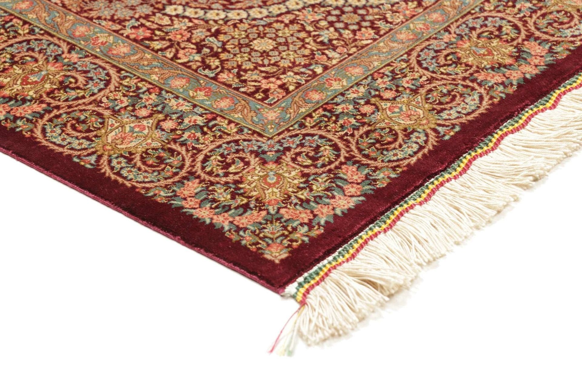 Ghom Perserteppich aus Iran, 86 × 123 cm