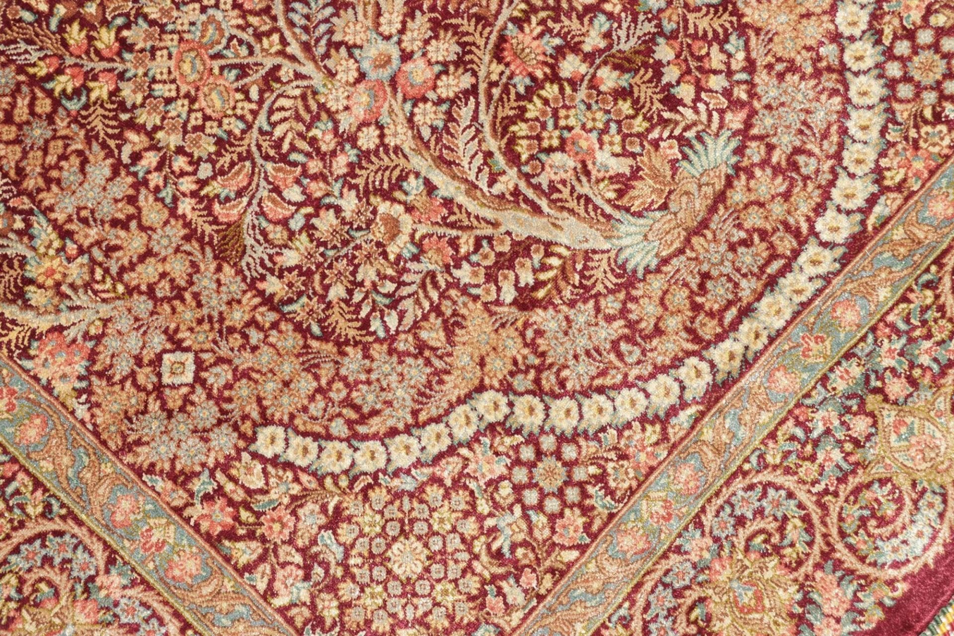 Ghom Perserteppich aus Iran, 86 × 123 cm