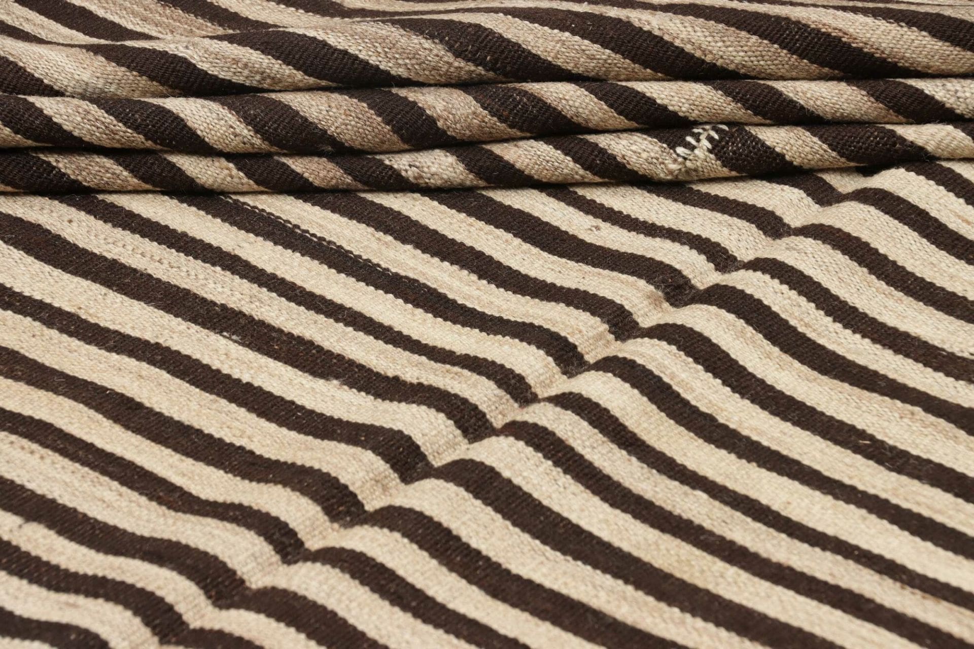 Kelim Perserteppich 211 × 411 cm aus Wolle, handgewebt