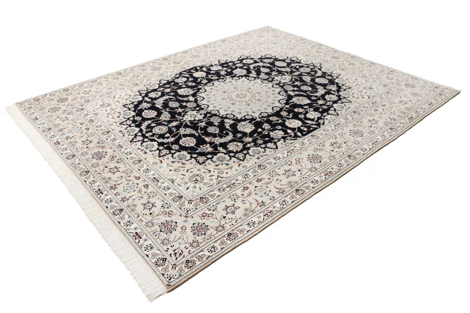 Handgeknüpfter Nain Perserteppich 208 × 261 cm