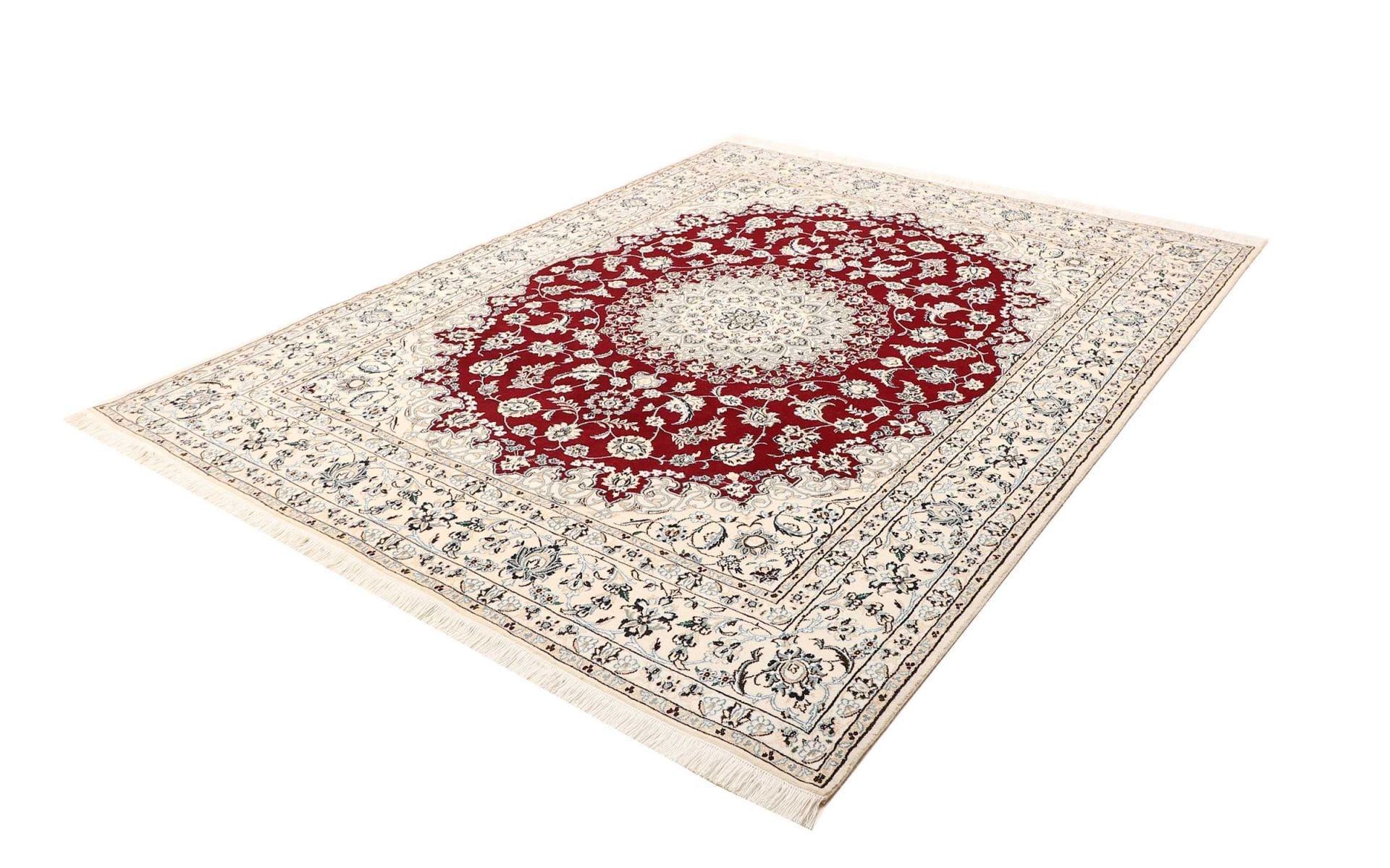 Nain Perserteppich 210 × 262 cm aus Wolle, handgeknüpft