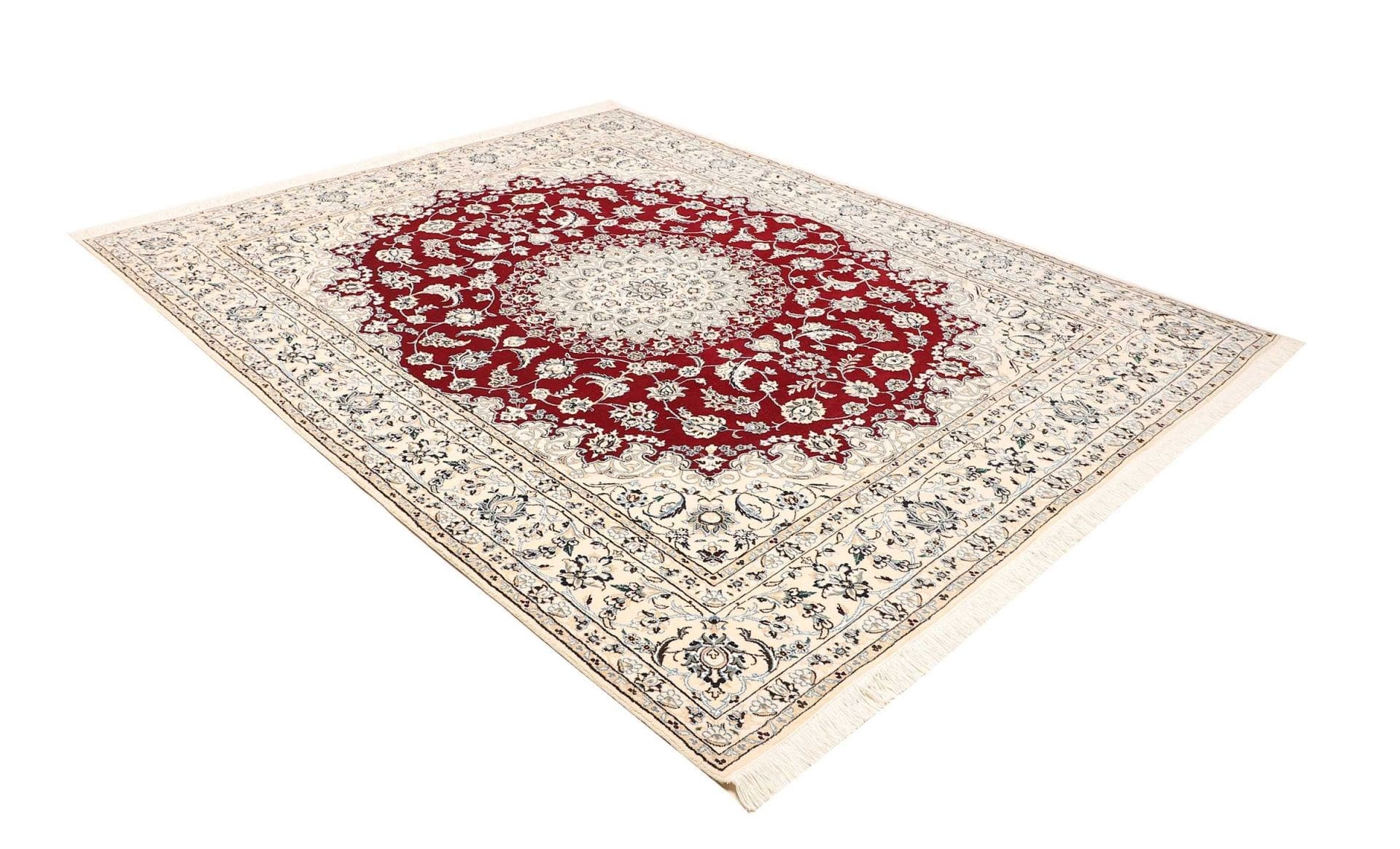 Nain Perserteppich 210 × 262 cm aus Wolle, handgeknüpft