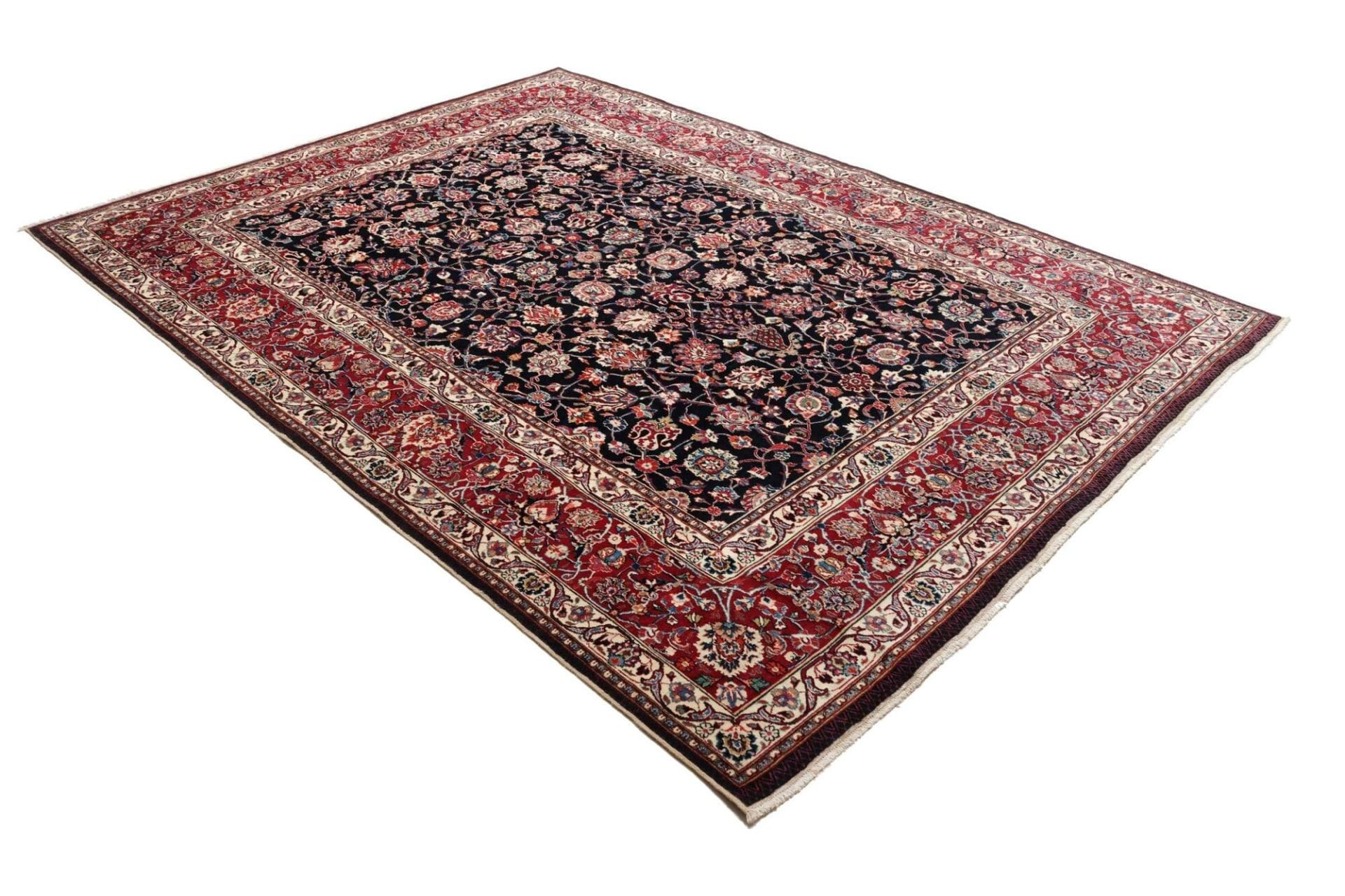 Mashhad Perserteppich aus Iran, 203 × 273 cm