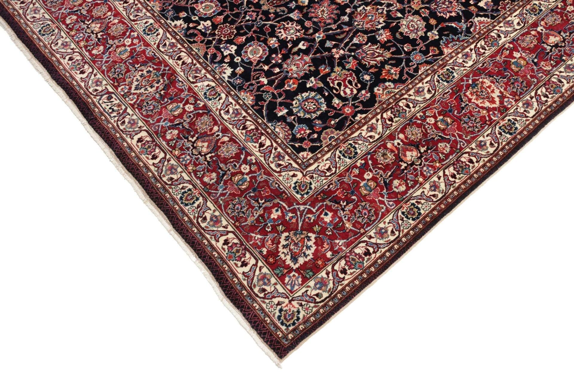 Mashhad Perserteppich aus Iran, 203 × 273 cm