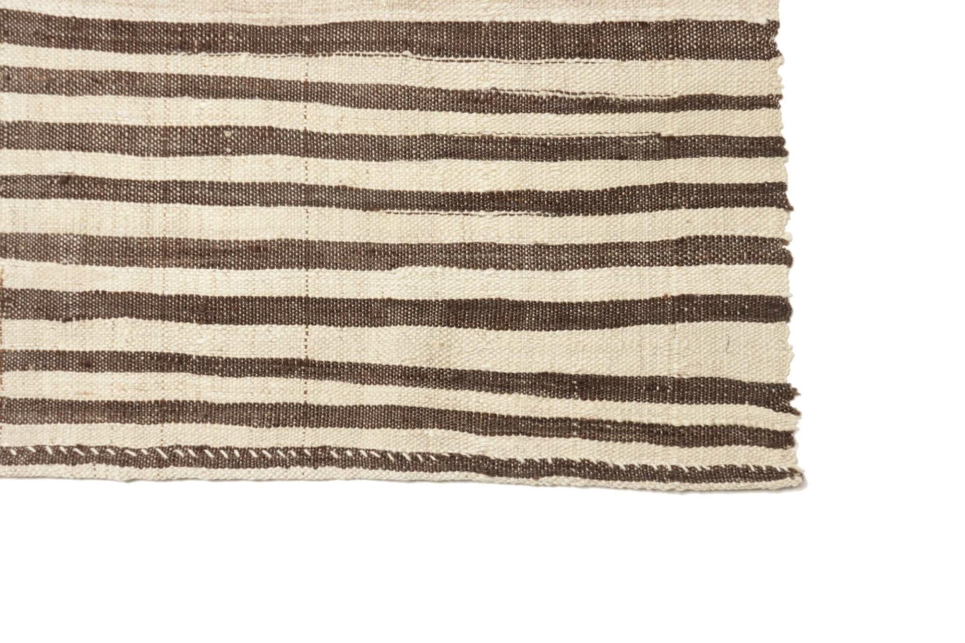 Handgewebter Kelim Perserteppich, 209 × 395 cm, Wolle