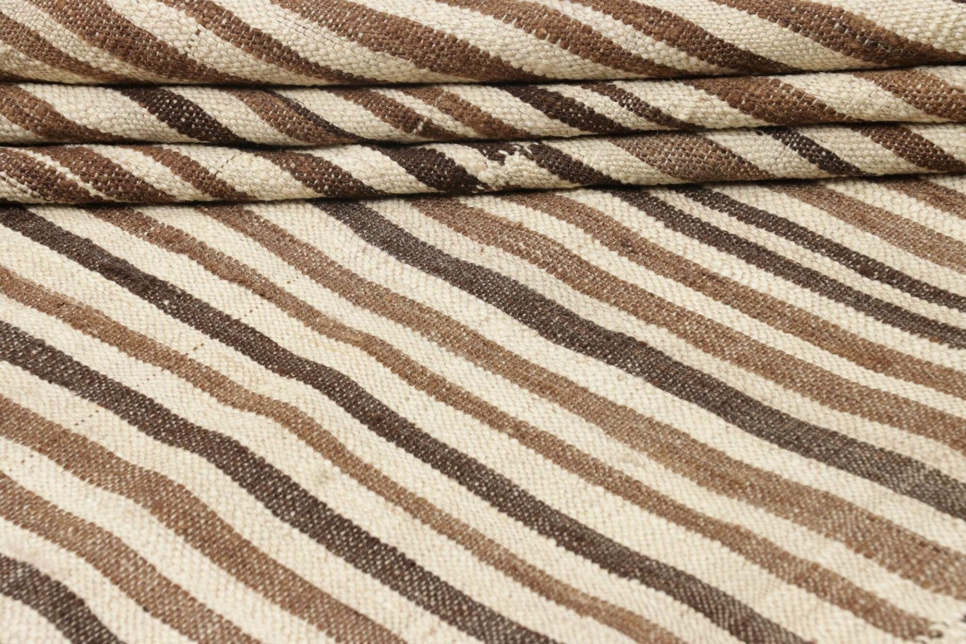 Handgewebter Kelim Perserteppich, 209 × 395 cm, Wolle