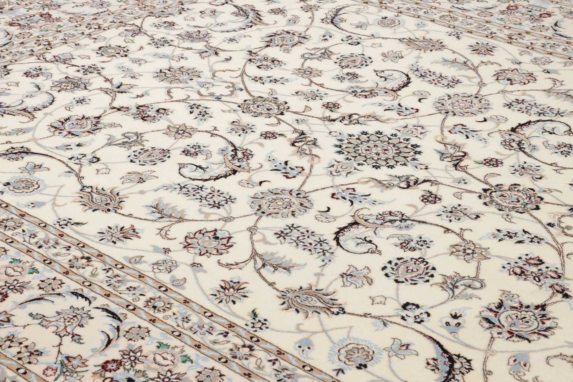 Handgeknüpfter Nain Perserteppich, 203 × 260 cm, Wolle
