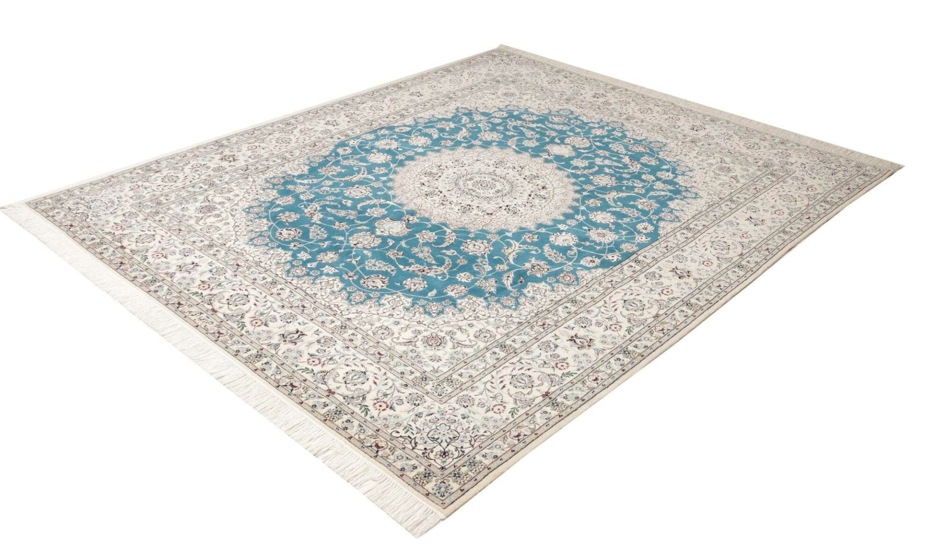 Nain Perserteppich 216 × 260 cm aus Wolle, handgeknüpft