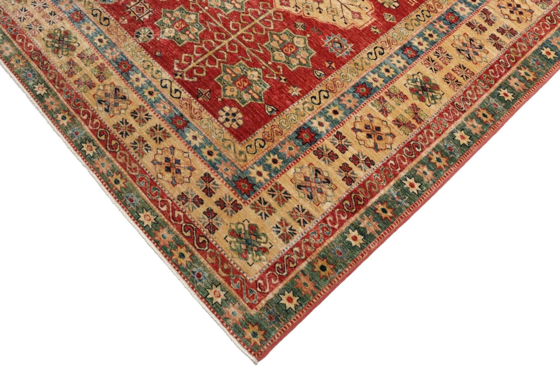 Kazak Orientteppich 281 × 374 cm aus Wolle, handgeknüpft