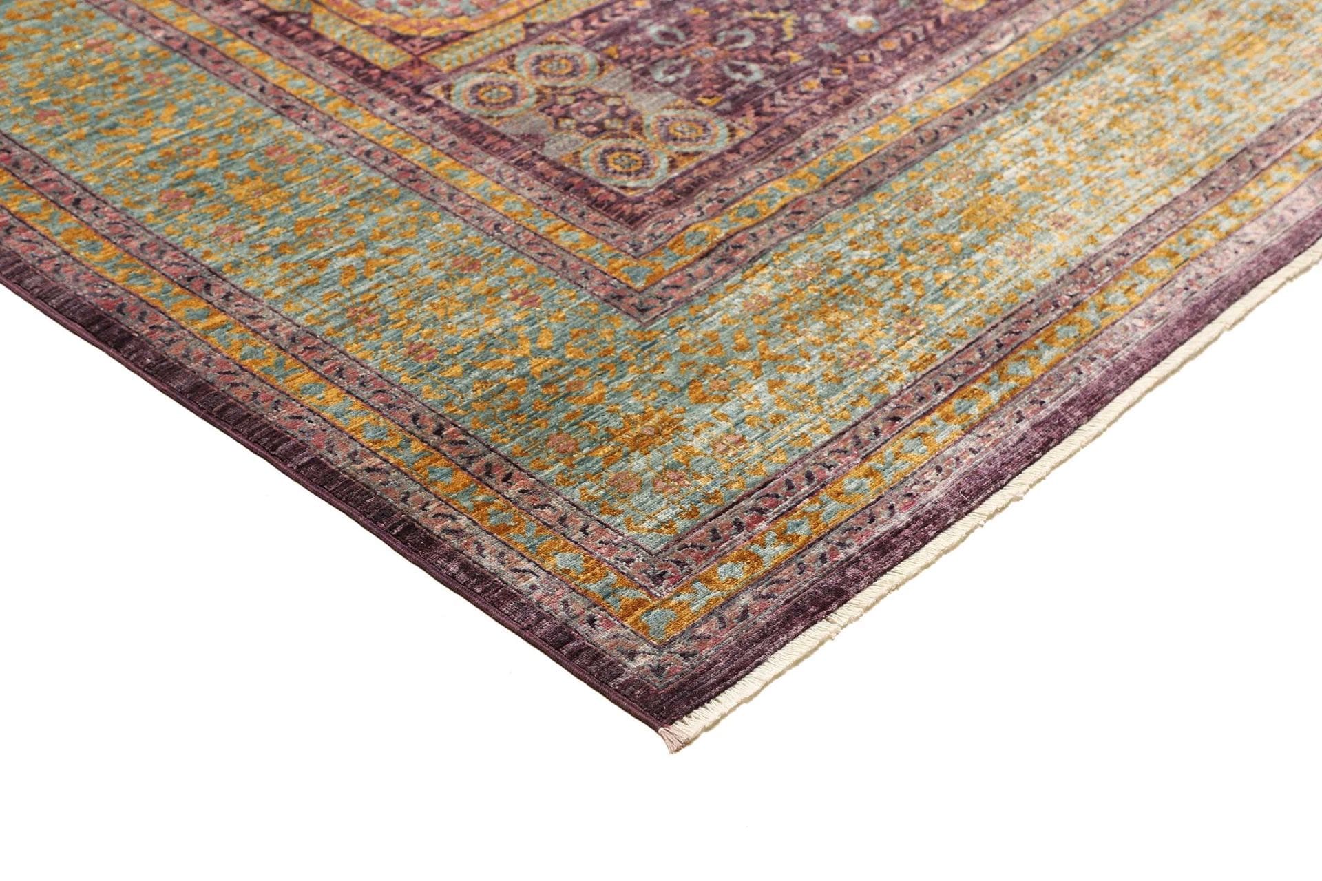 mamluk-orientteppich-250-x-300cm-seide-handgeknupft-medaillon-4 Mamluk Orientteppich aus Pakistan, 250 × 300 cm