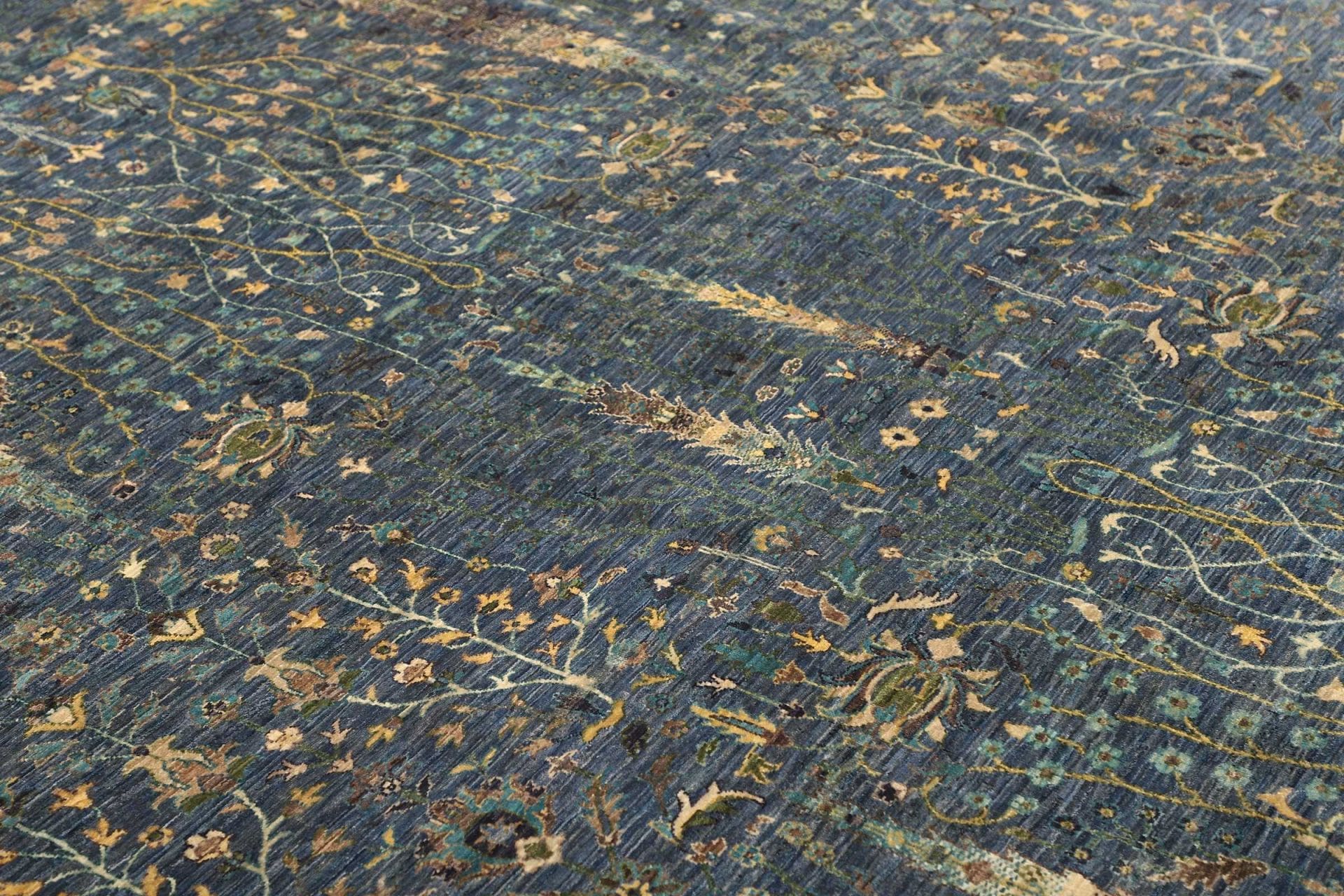 Handgeknüpfter Samarkand Orientteppich, 205 × 247 cm, Wolle