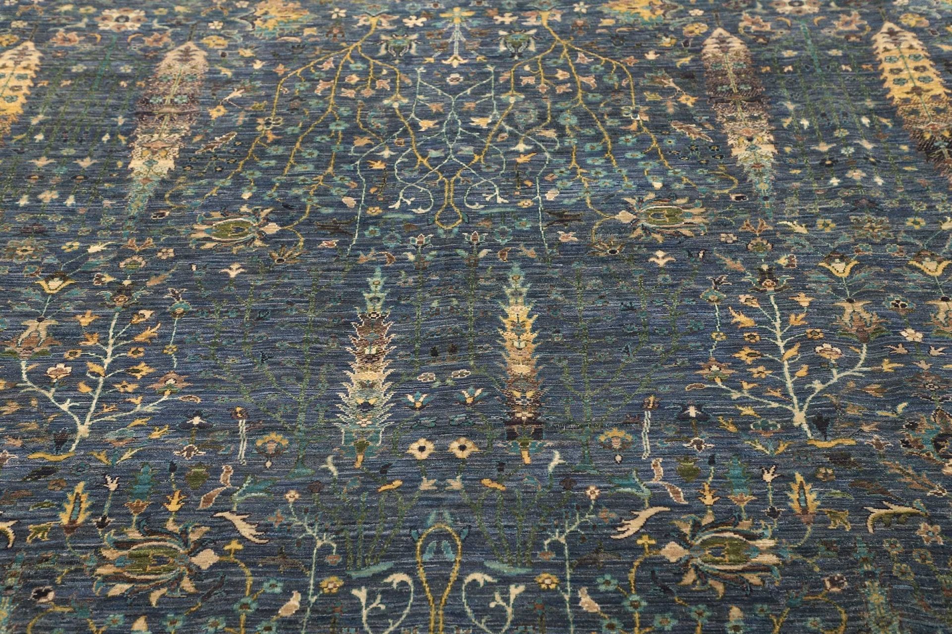 Handgeknüpfter Samarkand Orientteppich, 205 × 247 cm, Wolle