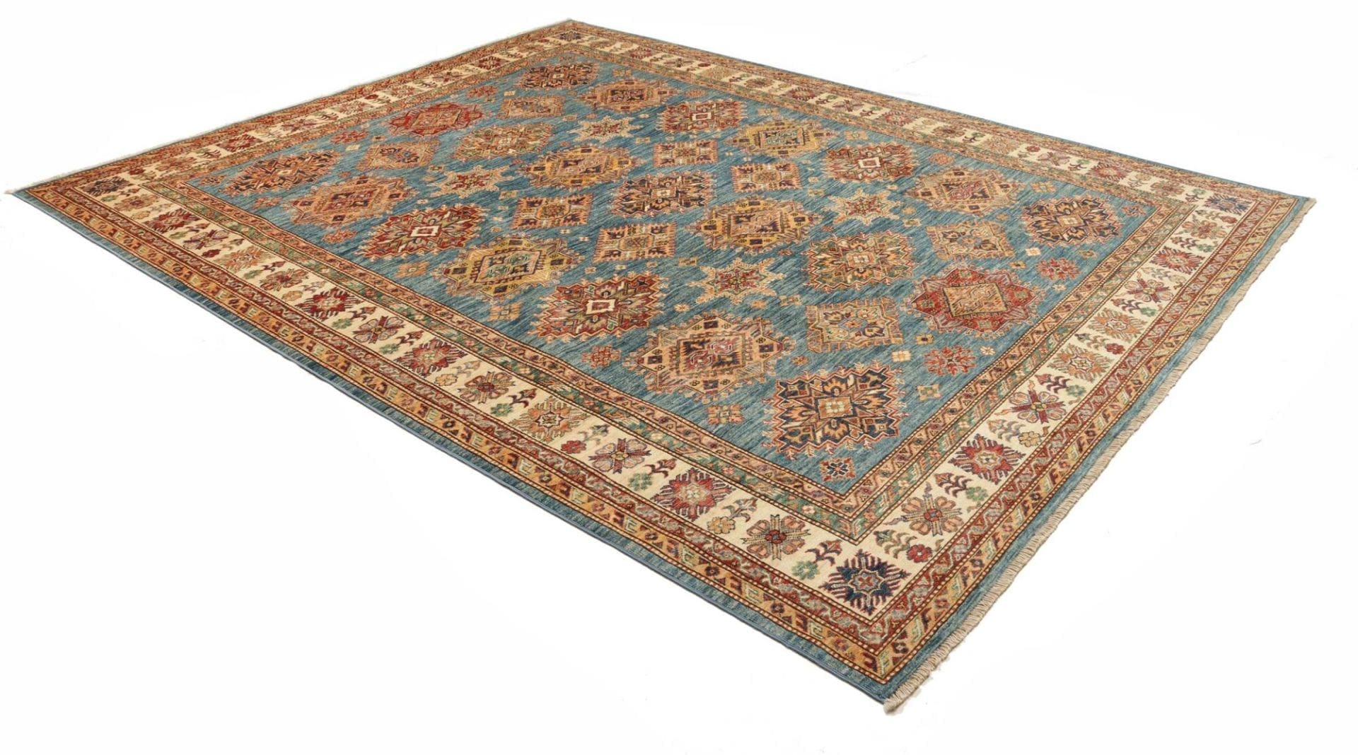 Handgeknüpfter Kazak Orientteppich, 249 × 303 cm, Wolle
