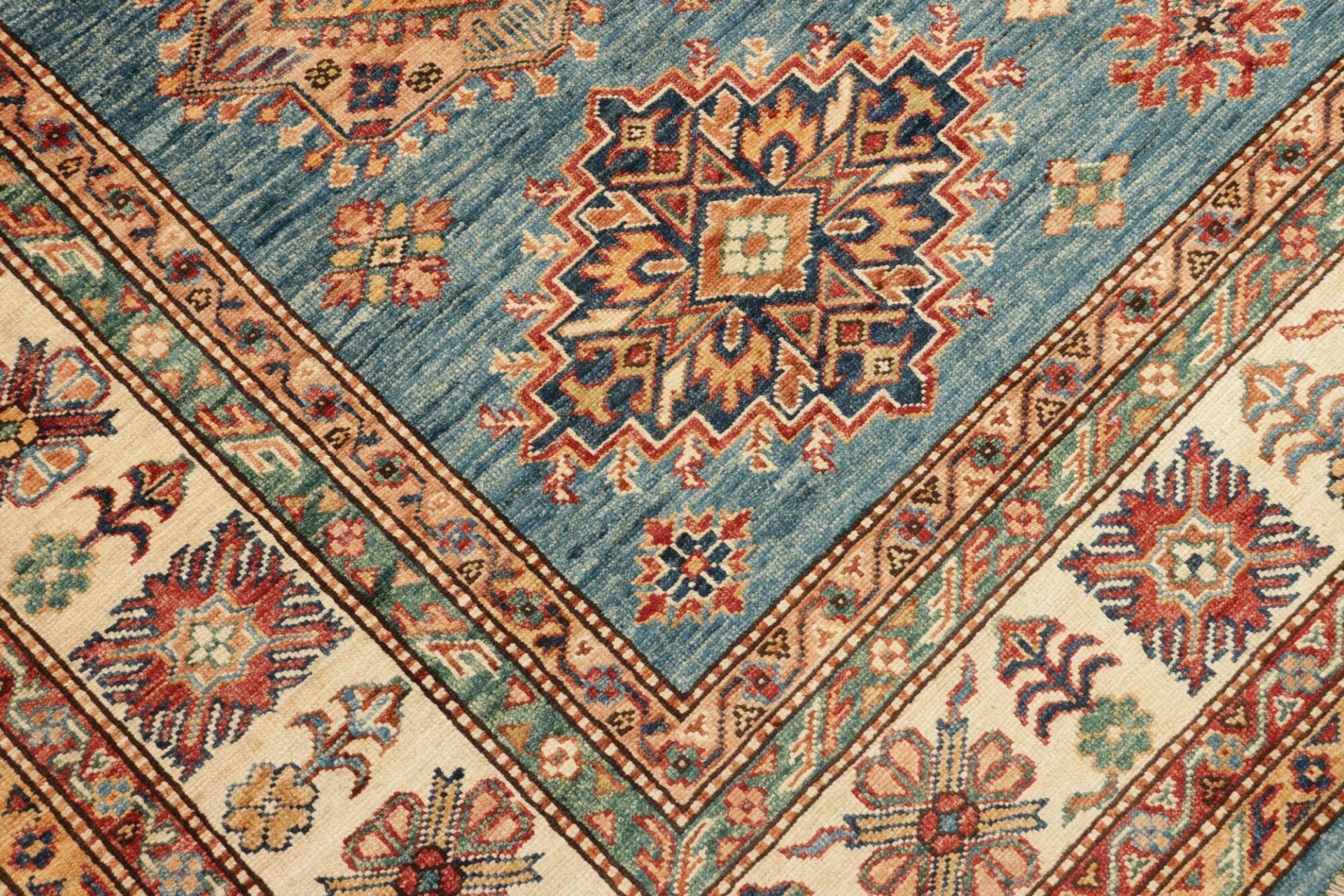 Handgeknüpfter Kazak Orientteppich, 249 × 303 cm, Wolle