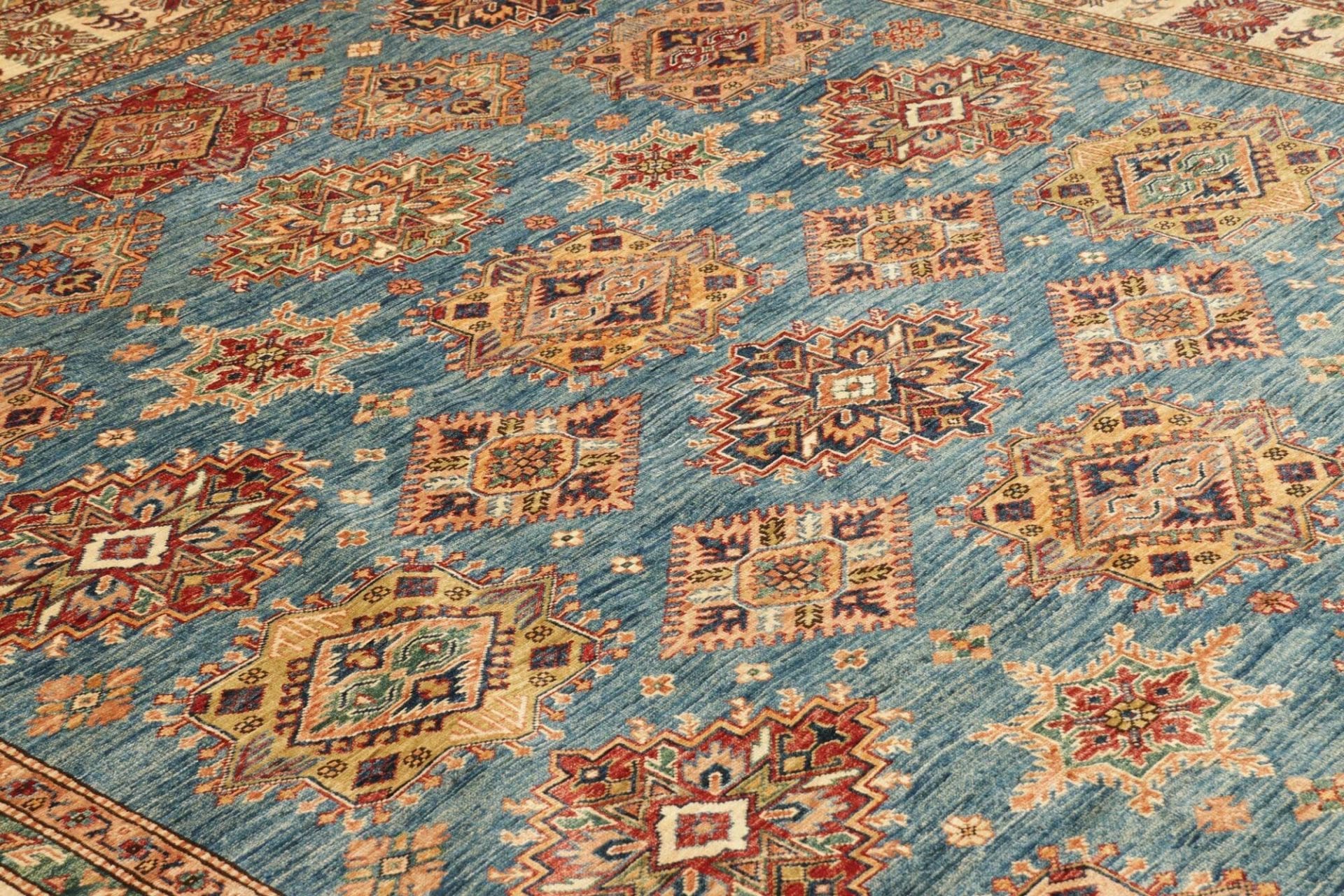 Handgeknüpfter Kazak Orientteppich, 249 × 303 cm, Wolle