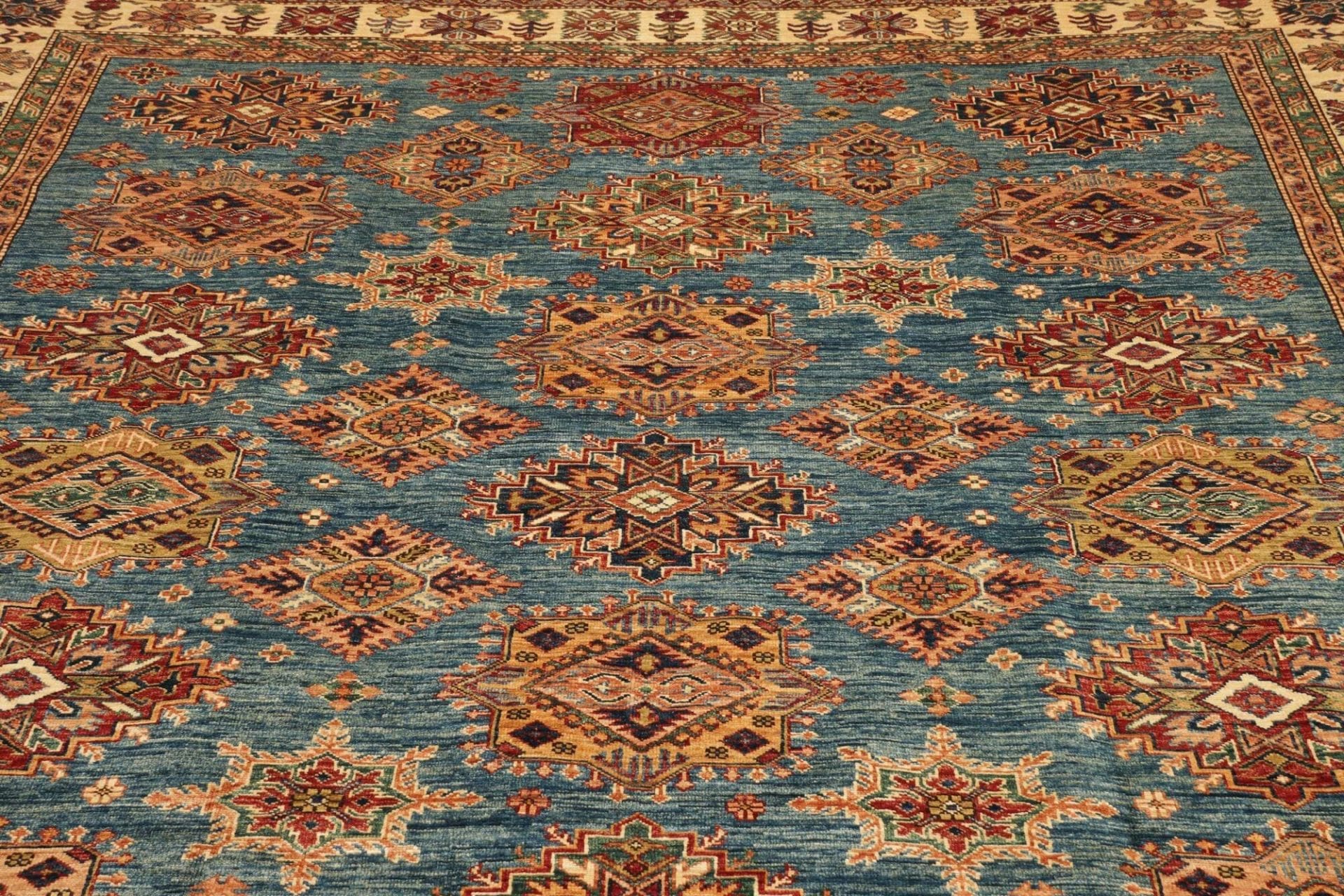 Handgeknüpfter Kazak Orientteppich, 249 × 303 cm, Wolle