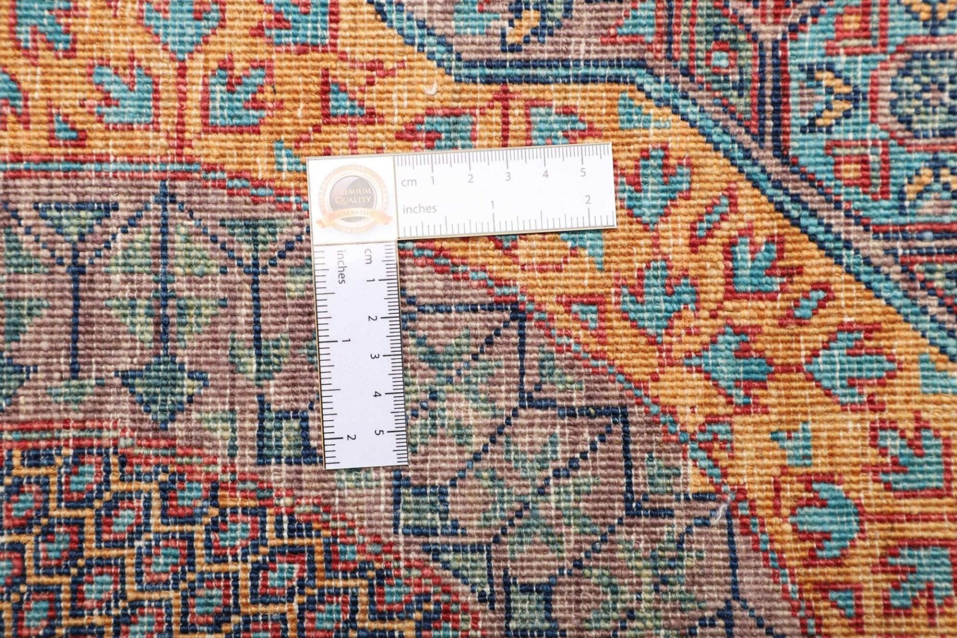 mamluk-orientteppich-247-x-306-cm-handgeknupft-seide-wolle-9 Handgeknüpfter Mamluk Orientteppich 247 × 306 cm