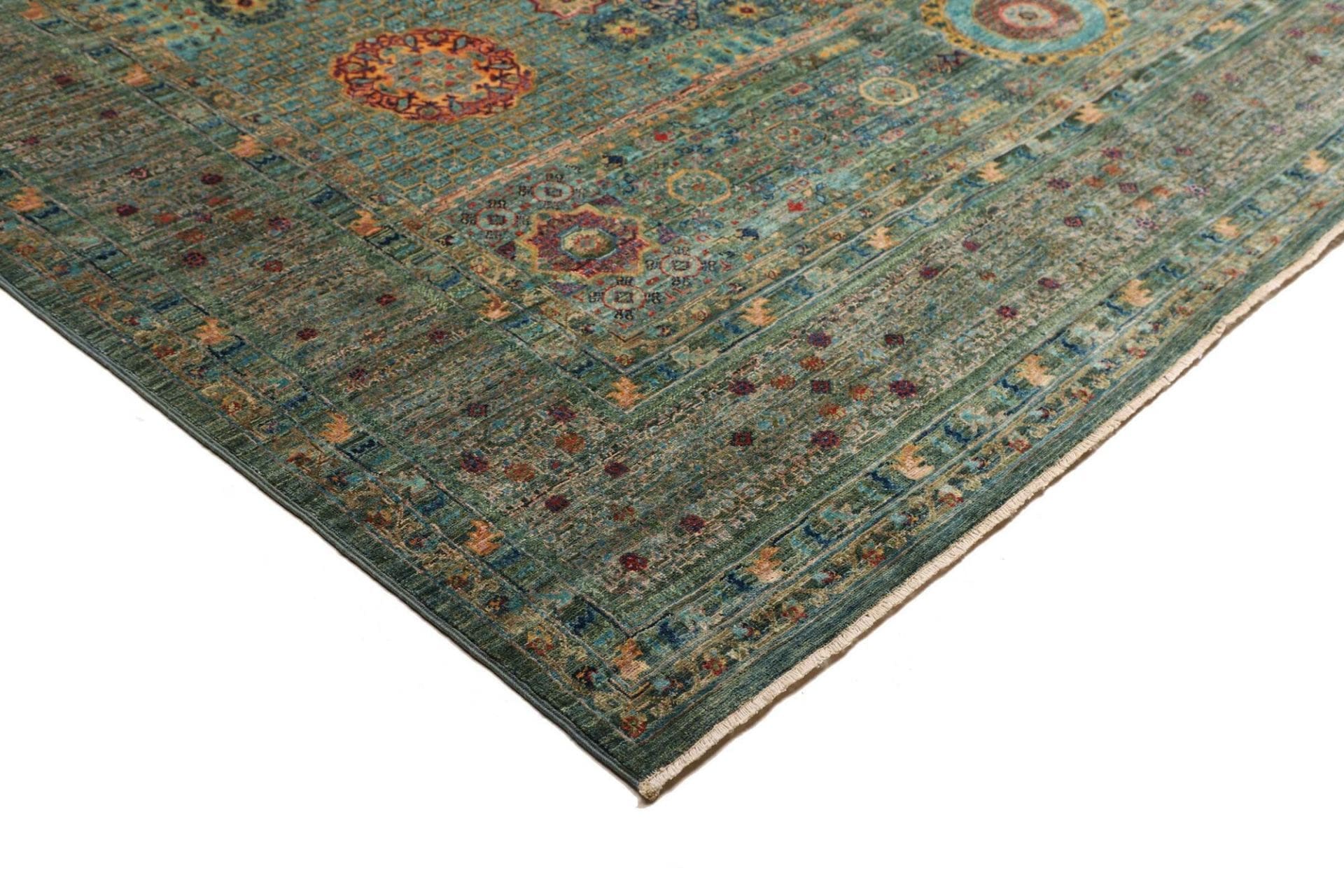 mamluk-orientteppich-254-x-317-cm-schurwolle-handgeknupft-4 Mamluk Orientteppich 254 × 317 cm aus Wolle, handgeknüpft