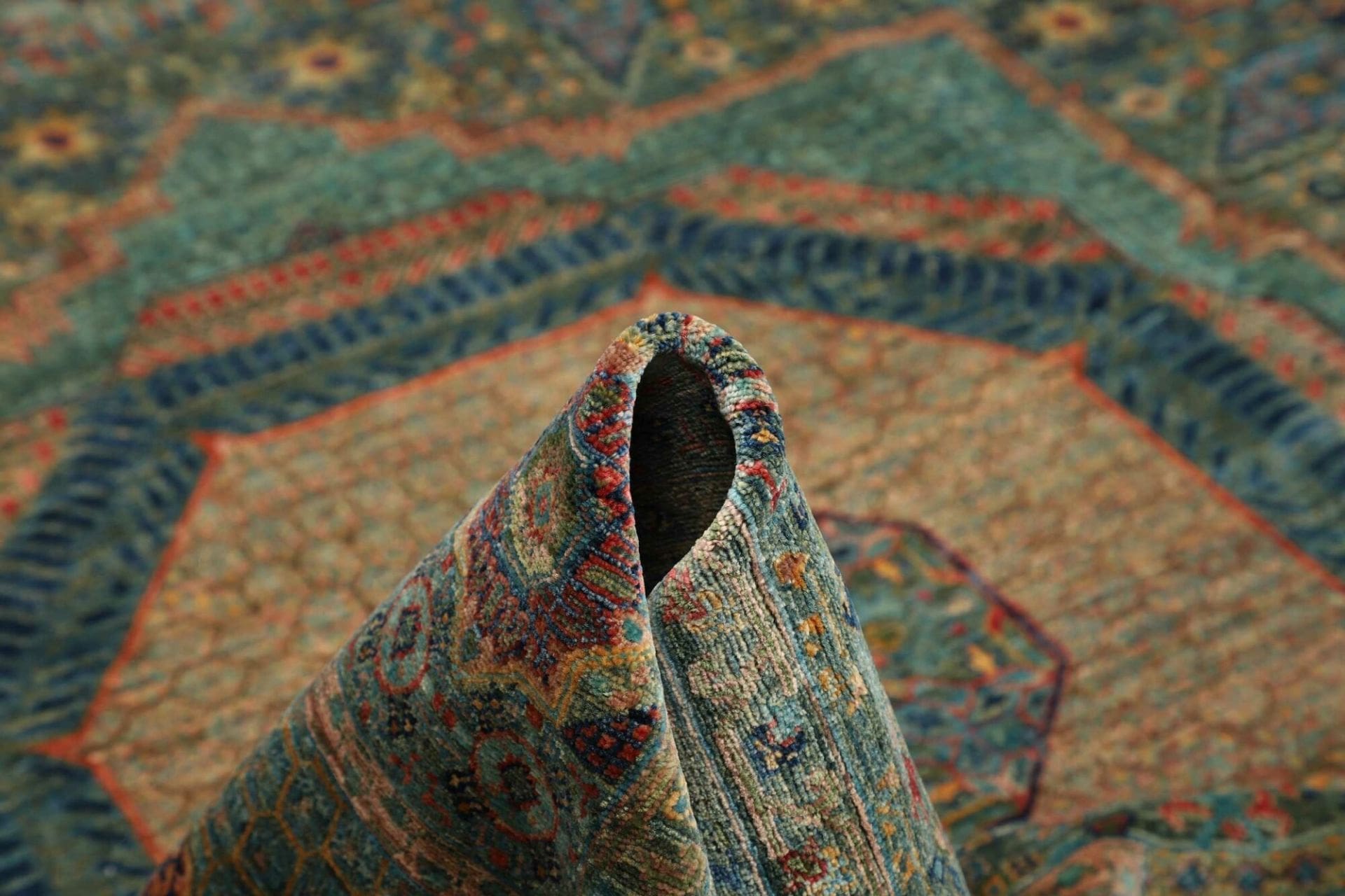 mamluk-orientteppich-254-x-317-cm-schurwolle-handgeknupft-8 Mamluk Orientteppich 254 × 317 cm aus Wolle, handgeknüpft