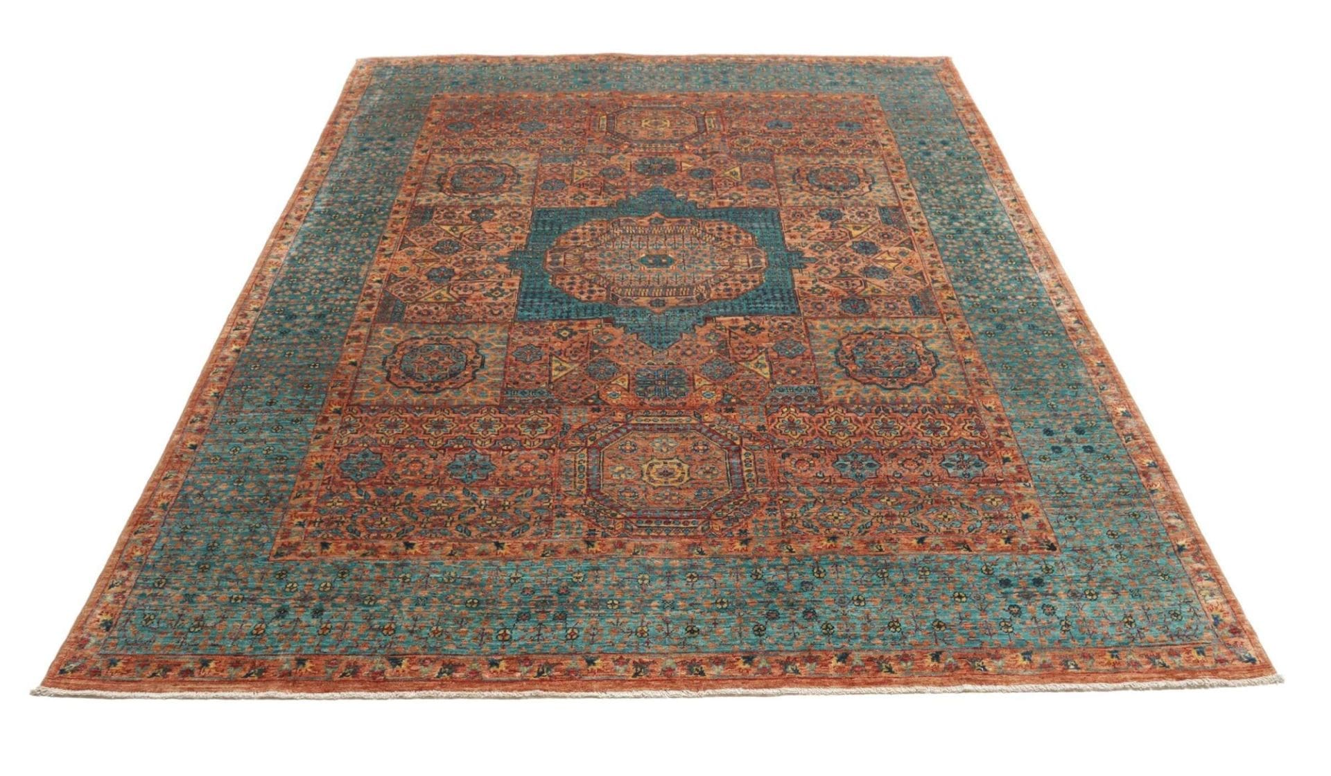 Mamluk Orientteppich 178 × 237 cm aus Wolle, handgeknüpft