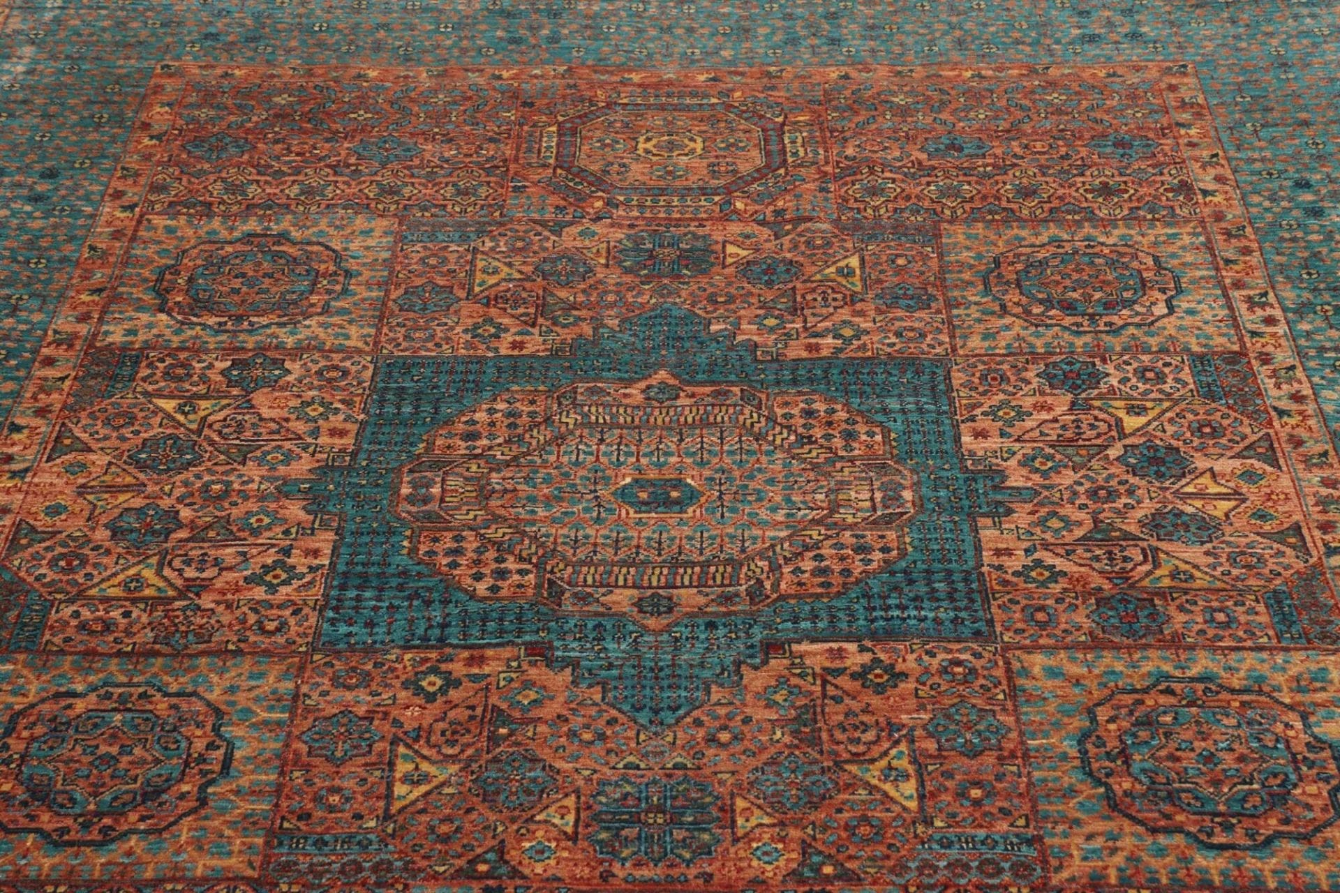 Mamluk Orientteppich 178 × 237 cm aus Wolle, handgeknüpft