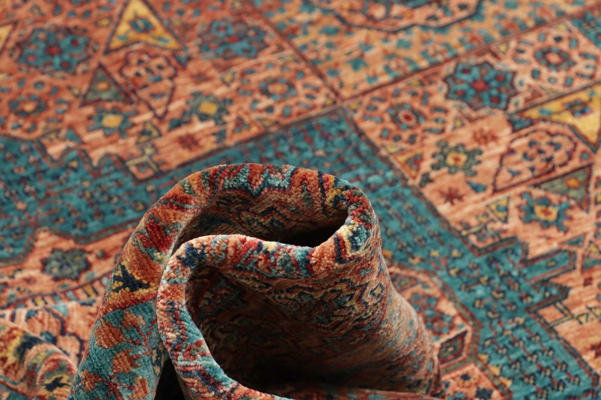 Mamluk Orientteppich 178 × 237 cm aus Wolle, handgeknüpft
