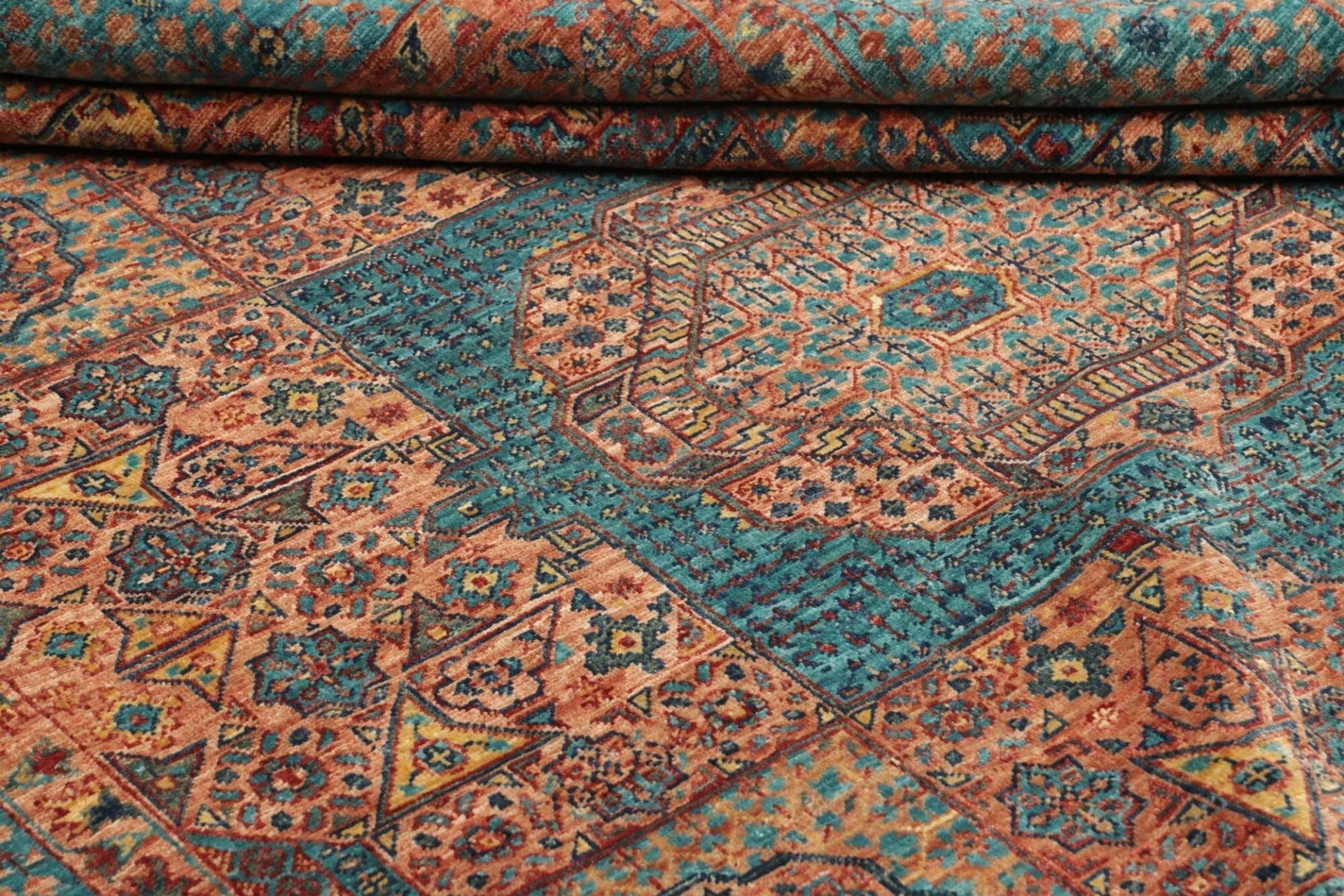 Mamluk Orientteppich 178 × 237 cm aus Wolle, handgeknüpft