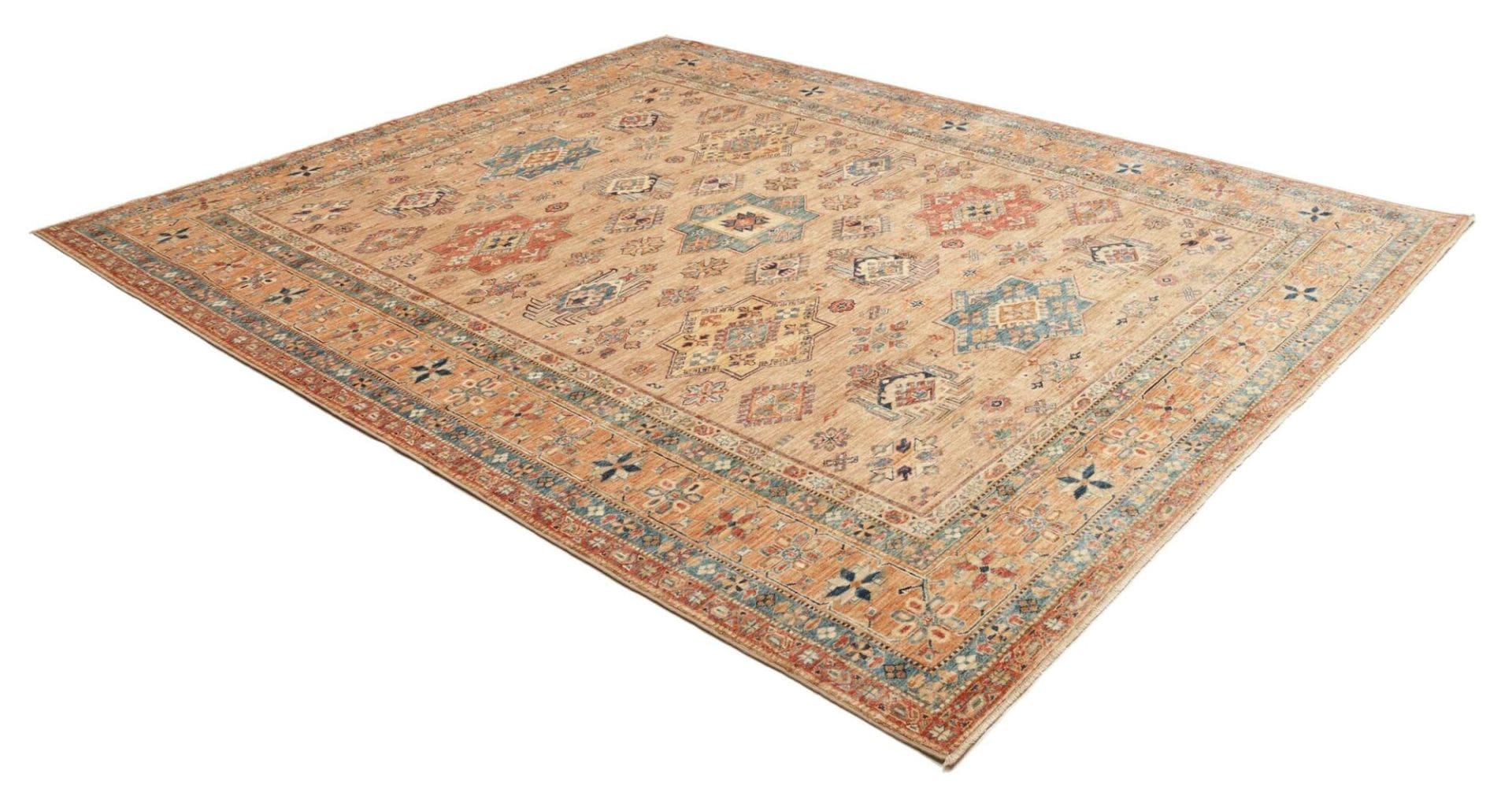 Kazak Orientteppich 249 × 299 cm aus Wolle, handgeknüpft