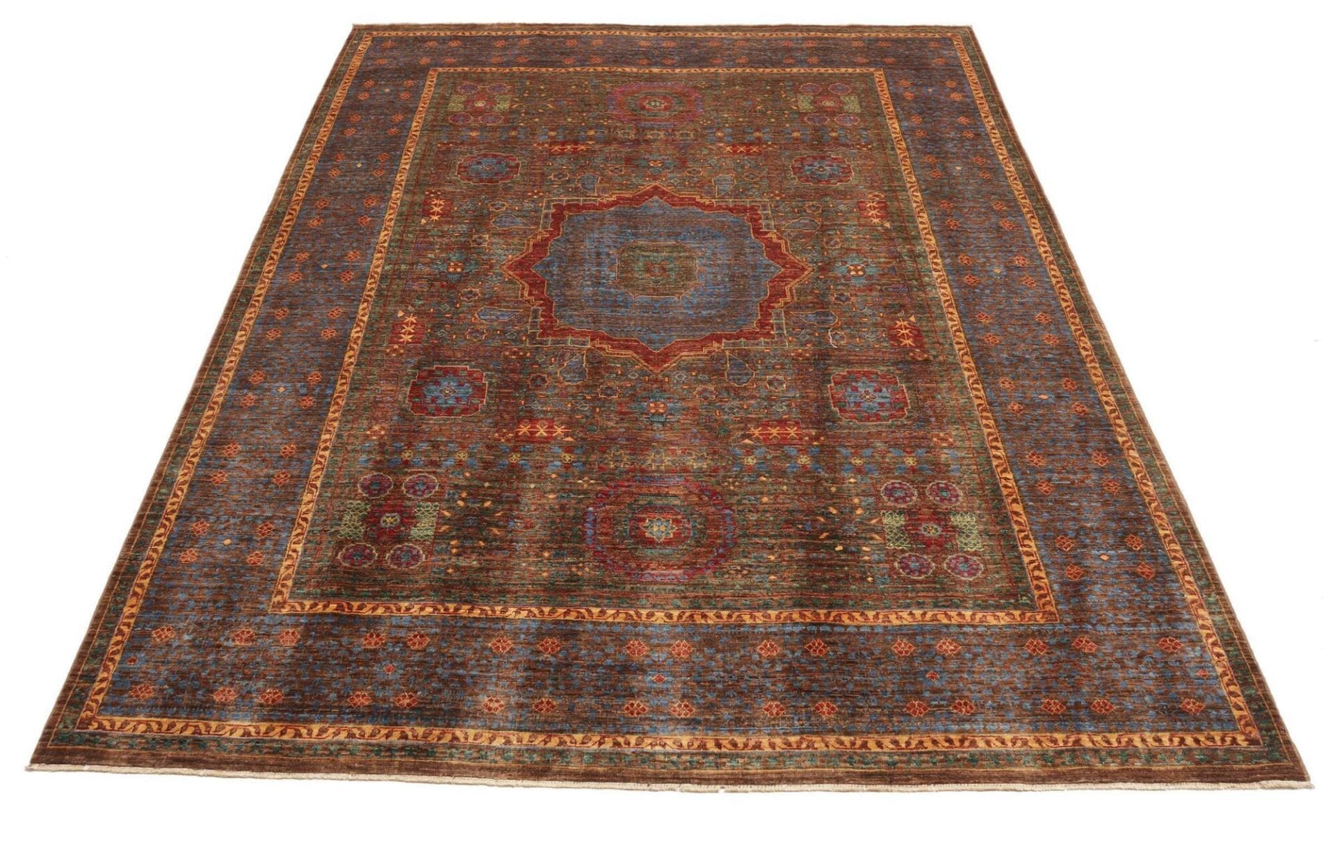 Handgeknüpfter Mamluk Orientteppich 178 × 240 cm