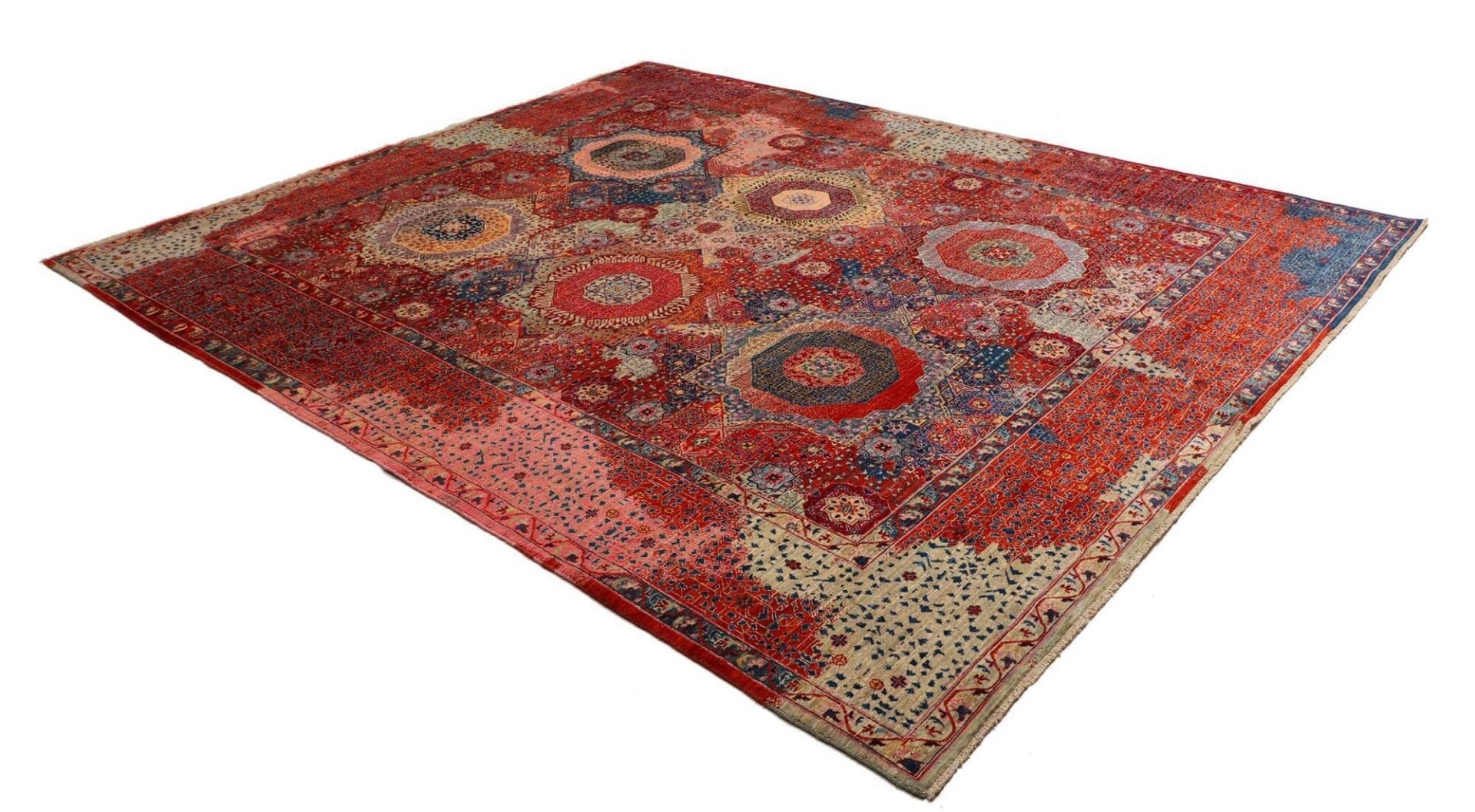 Mamluk Orientteppich aus Pakistan, 249 × 300 cm
