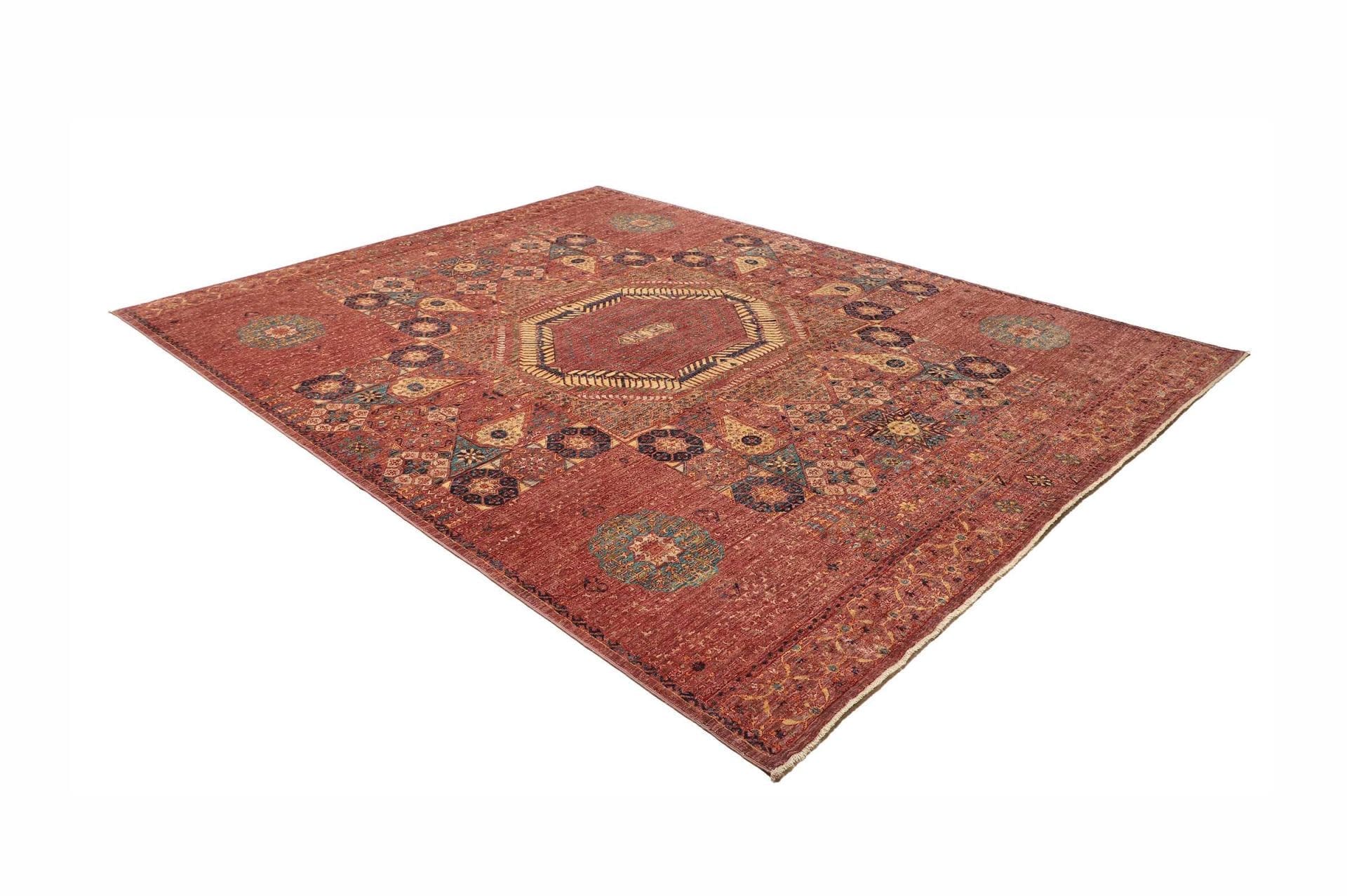 mamluk-orientteppich-248-x-306cm-seide-handgeknupft-2 Handgeknüpfter Mamluk Orientteppich 248 × 306 cm