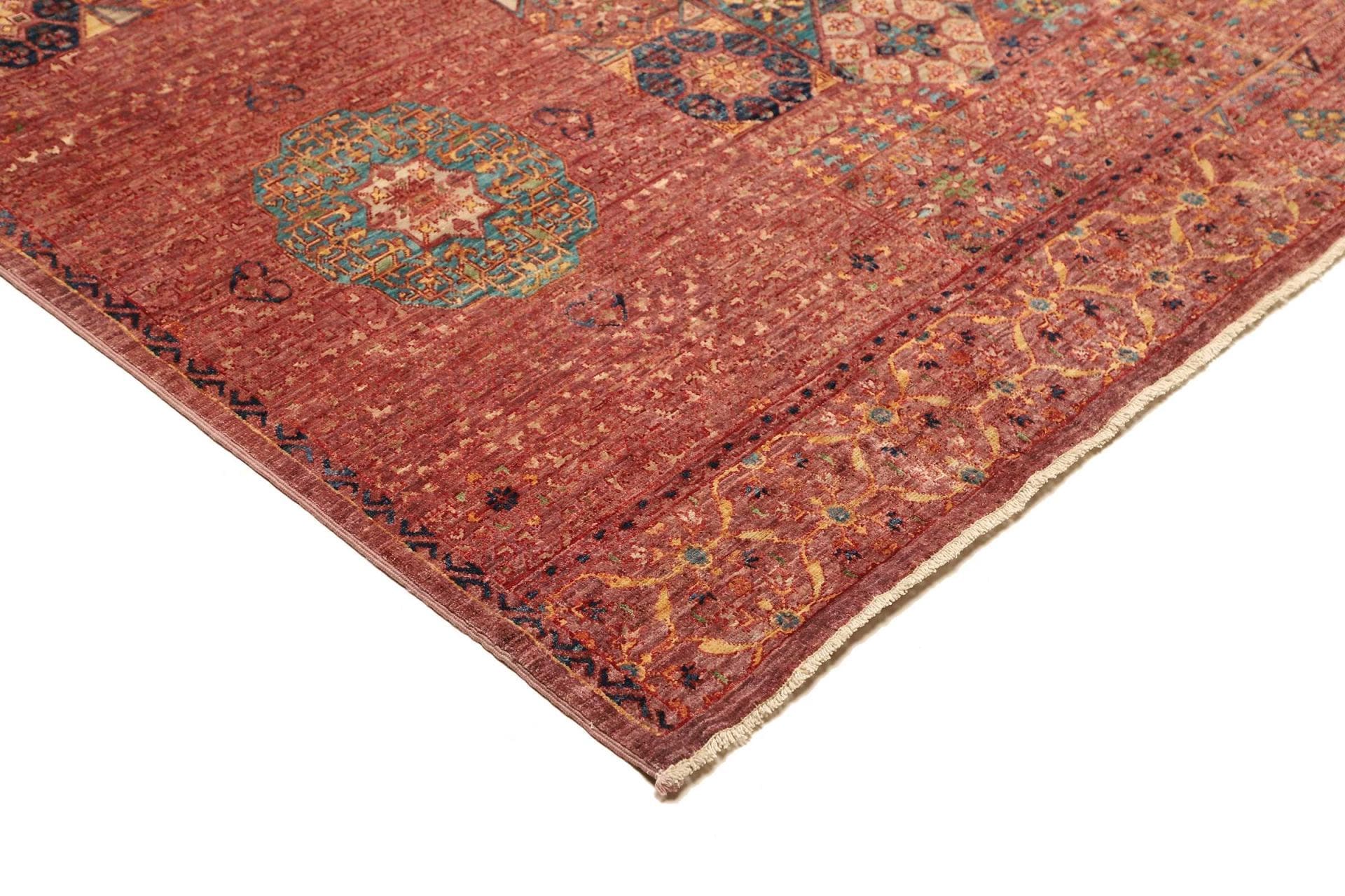 mamluk-orientteppich-248-x-306cm-seide-handgeknupft-4 Handgeknüpfter Mamluk Orientteppich 248 × 306 cm