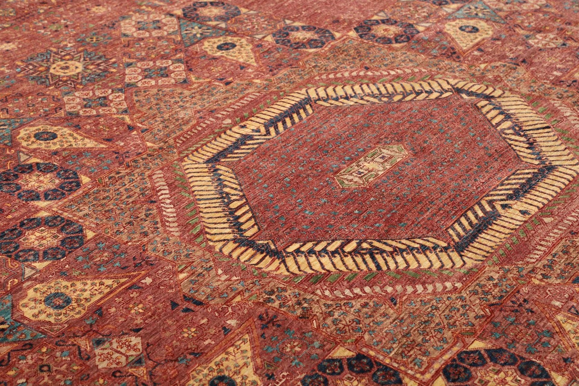 mamluk-orientteppich-248-x-306cm-seide-handgeknupft-6 Handgeknüpfter Mamluk Orientteppich 248 × 306 cm
