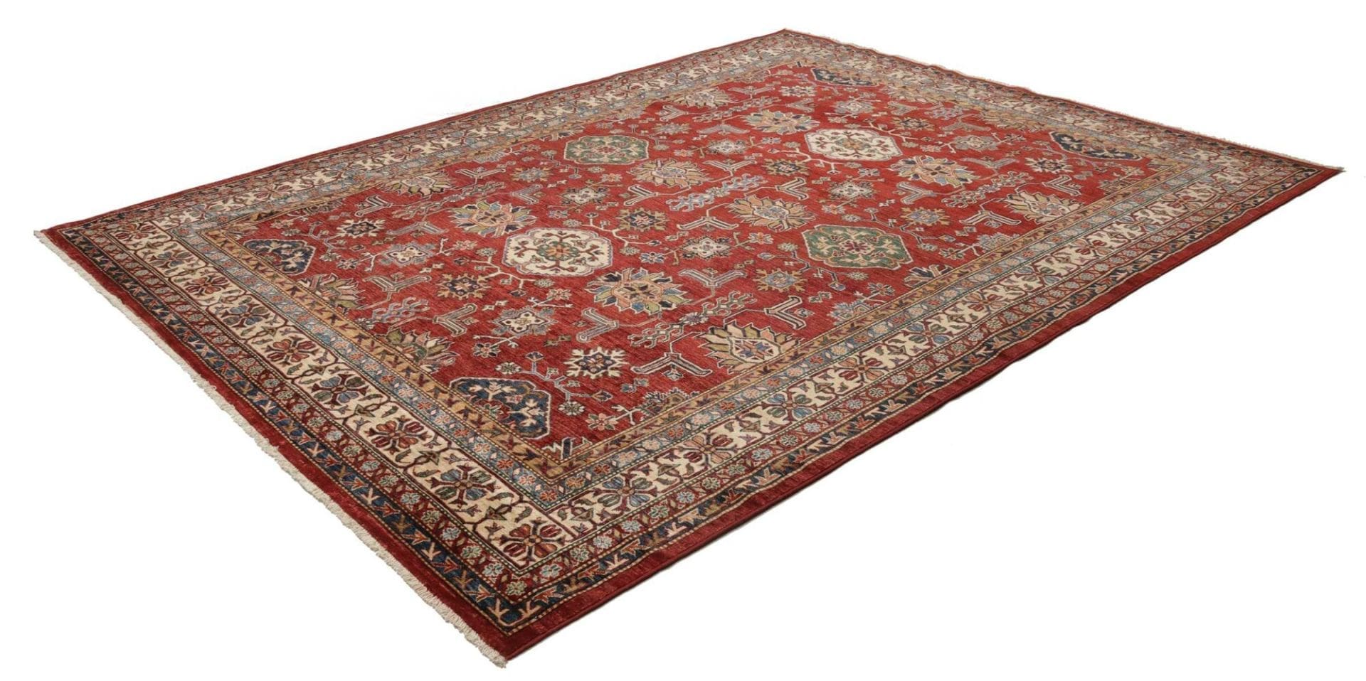 Kazak Orientteppich aus Pakistan, 245 × 318 cm