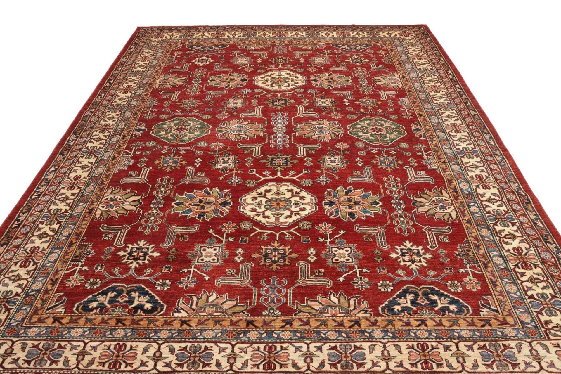 Kazak Orientteppich aus Pakistan, 245 × 318 cm